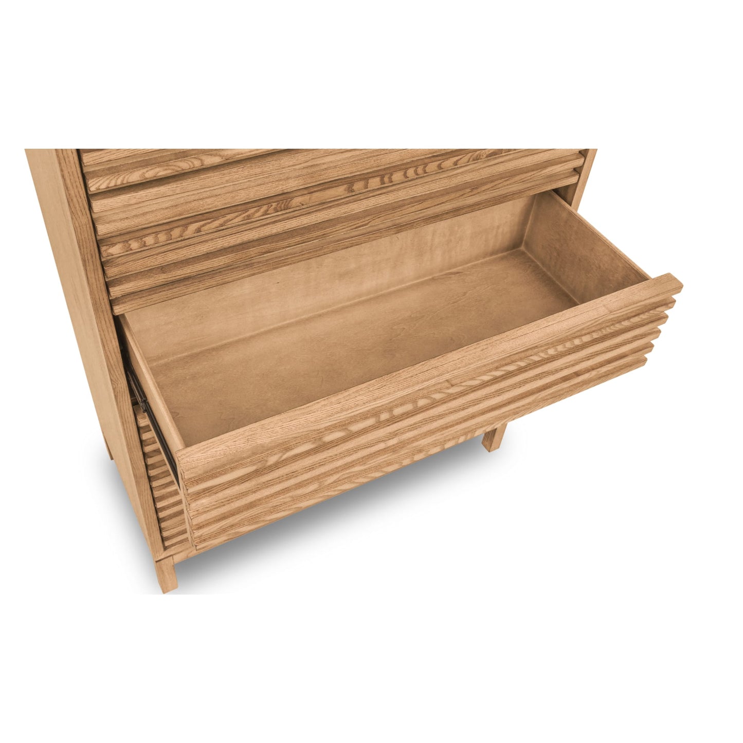 Modus Modus Modus Tanner Five Drawer Ash Wood Chest in Flaxen