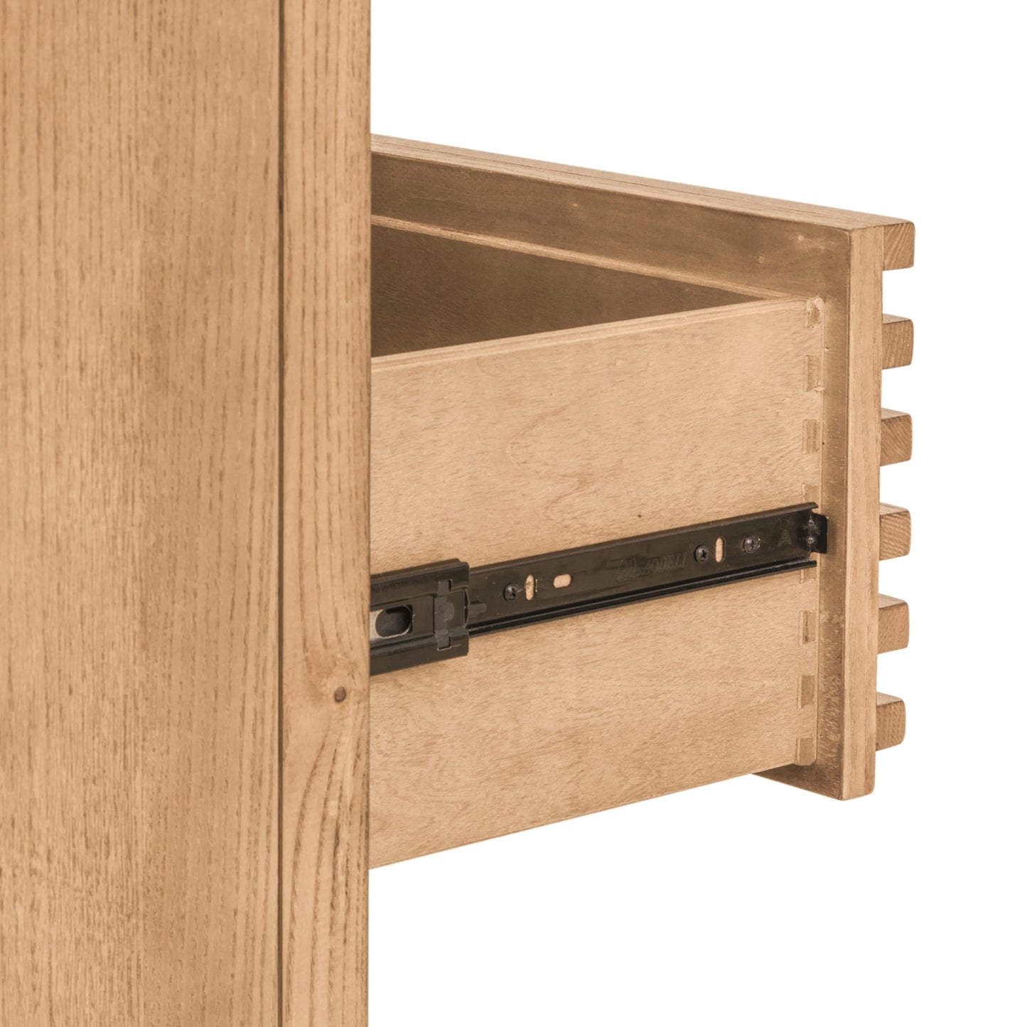 Modus Modus Modus Tanner Five Drawer Ash Wood Chest in Flaxen