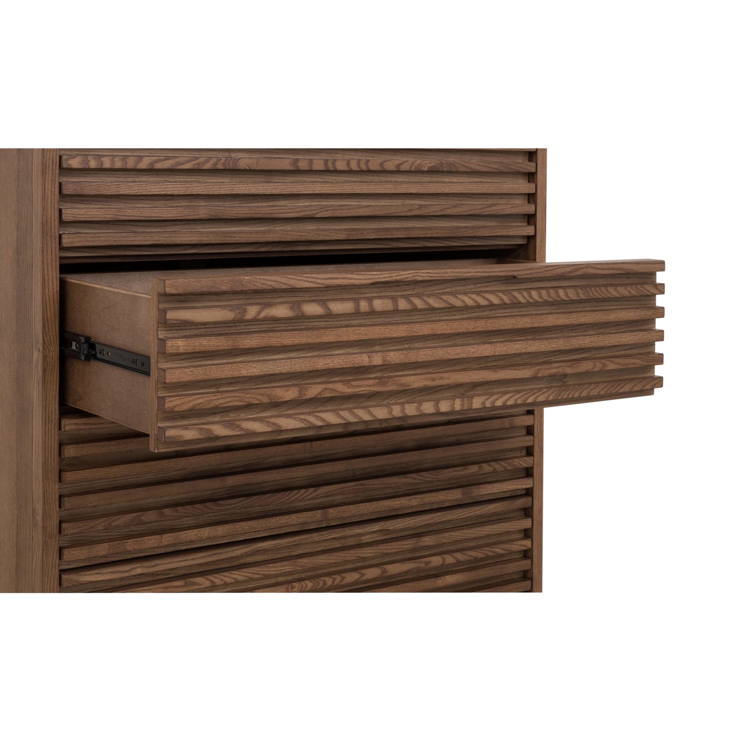 Modus Modus Modus Tanner Five Drawer Ash Wood Chest in Roux