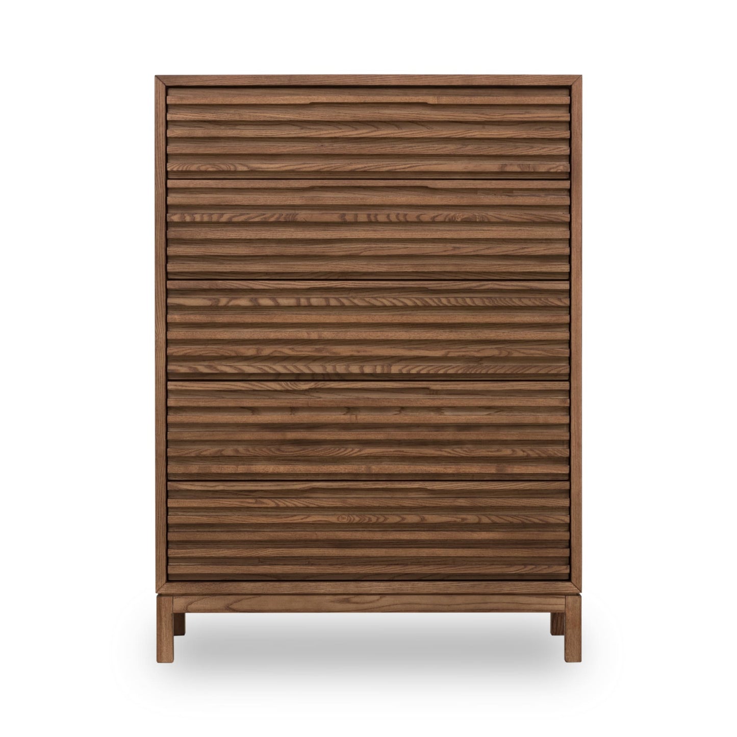 Modus Modus Modus Tanner Five Drawer Ash Wood Chest in Roux