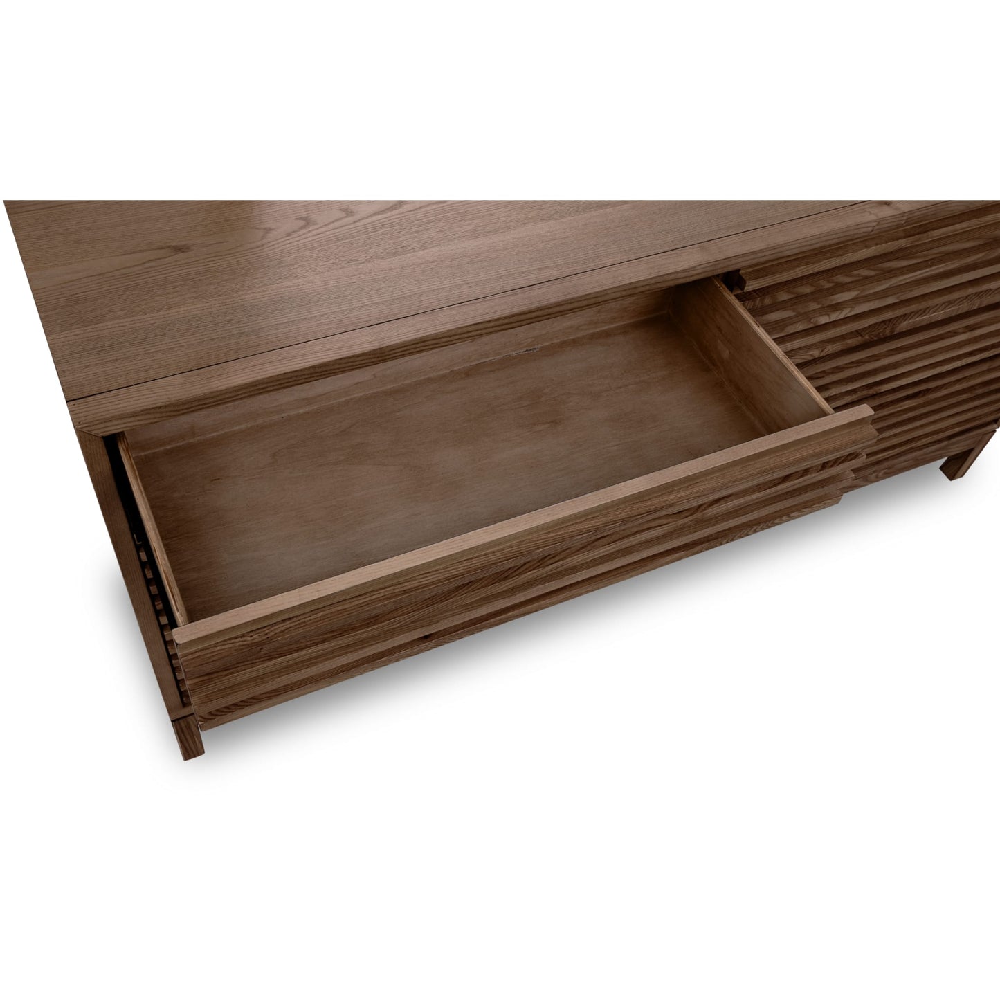 Modus Tanner Six Drawer Ash Wood Dresser in Roux