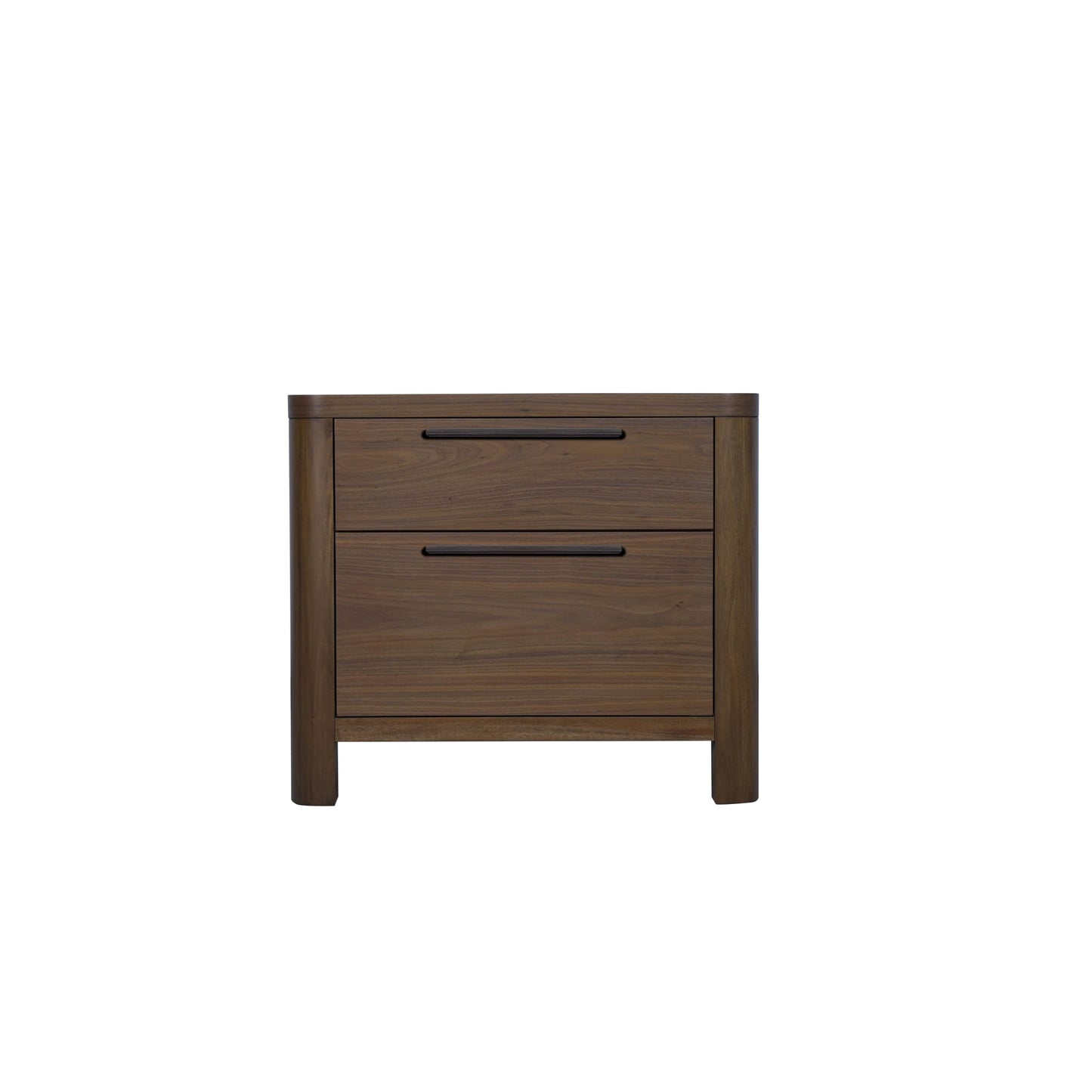 Modus Totes Two Drawer Nightstand in English Walnut