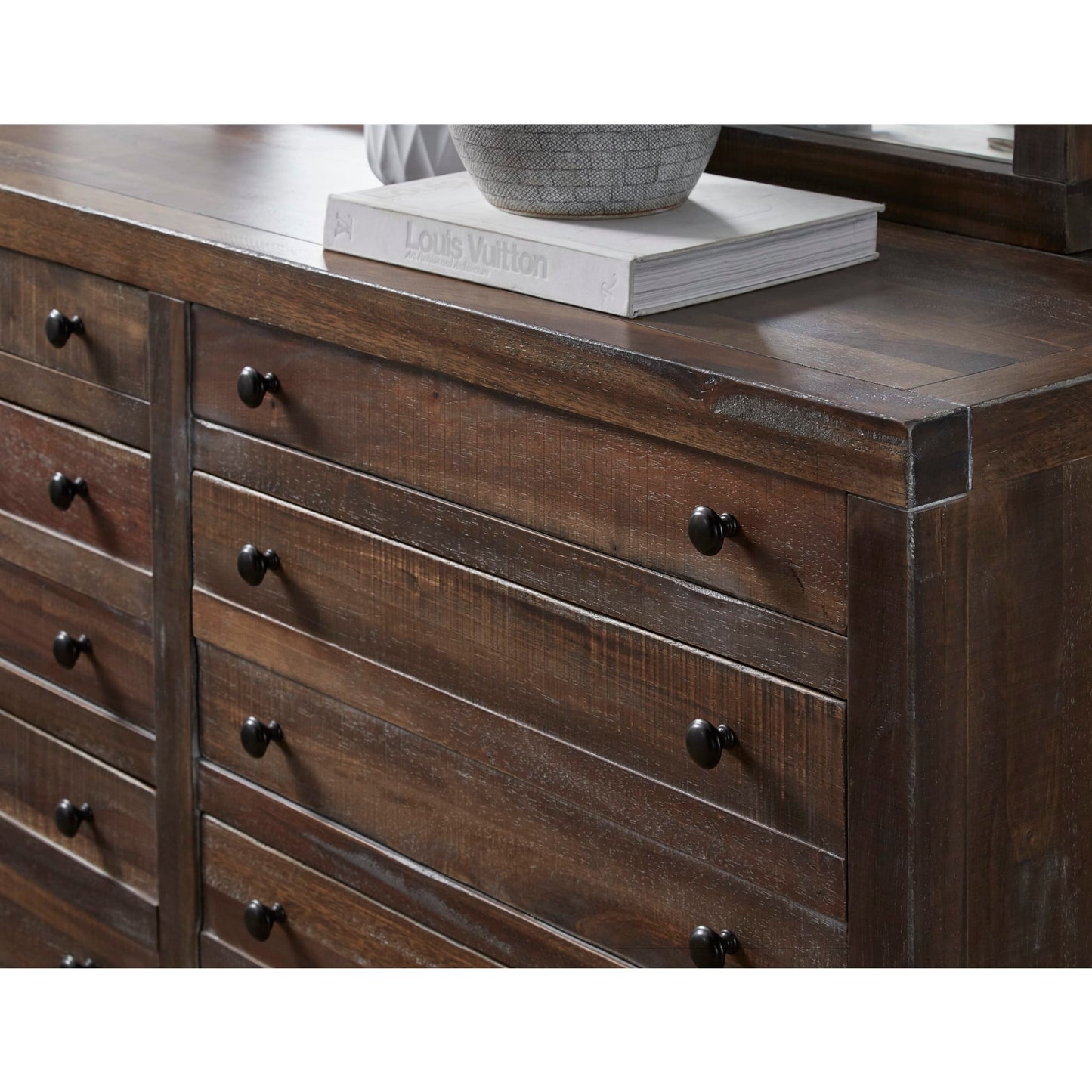 Modus Modus Modus Townsend Five Drawer Solid Wood Chest in Java