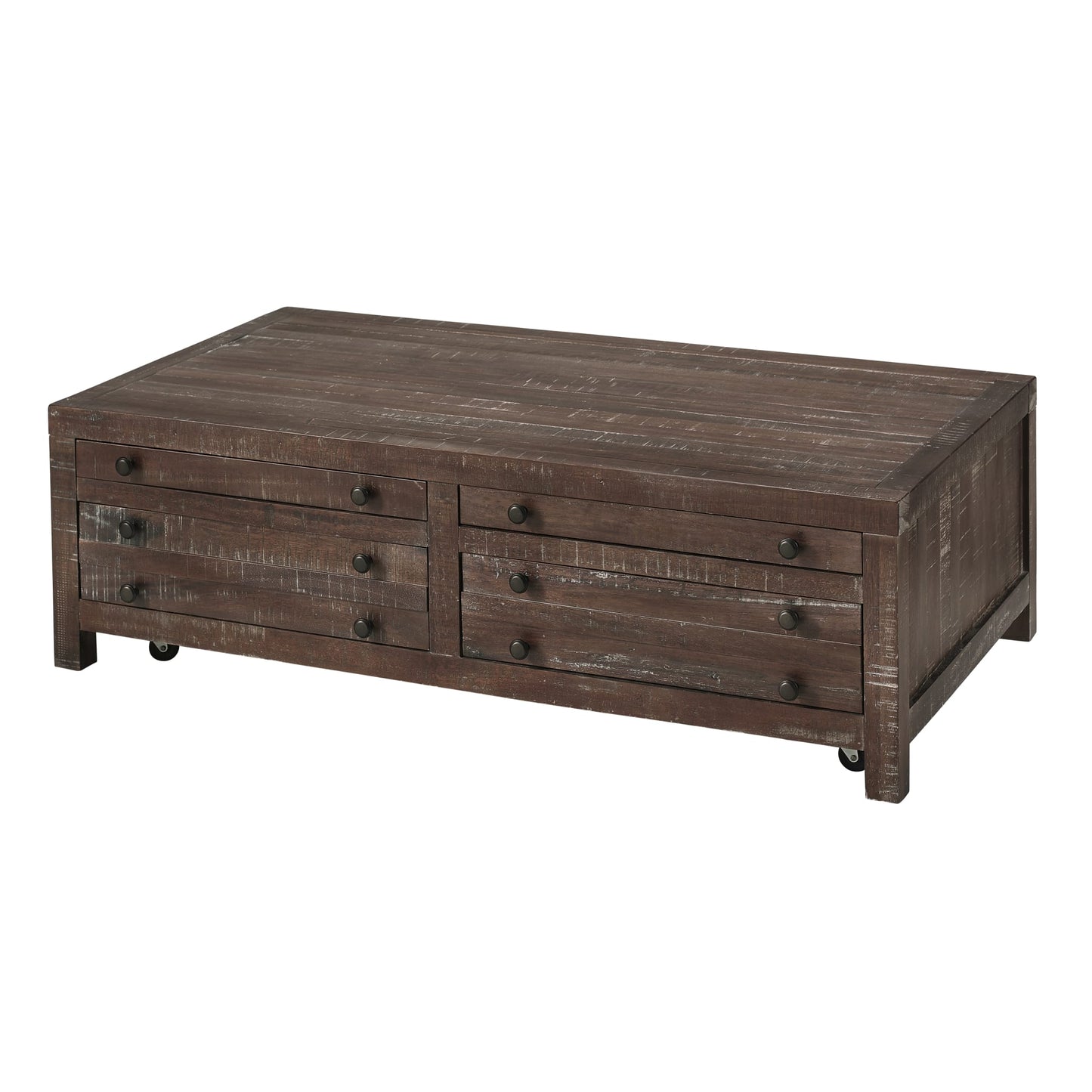 Modus Modus Townsend Solid Wood Castered Coffee Table in Java