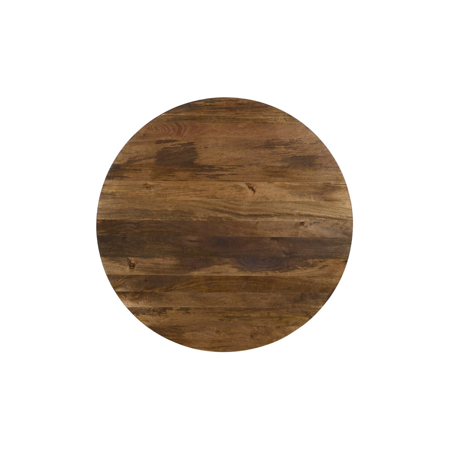 Modus Modus Virton Solid Wood Round Coffee Table in Smoked Brown