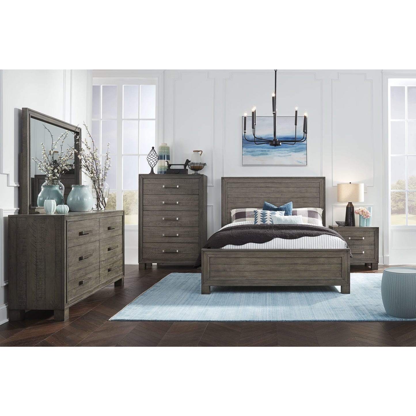 Modus Modus Modus William Five-Drawer Chest in Dusty Dawn