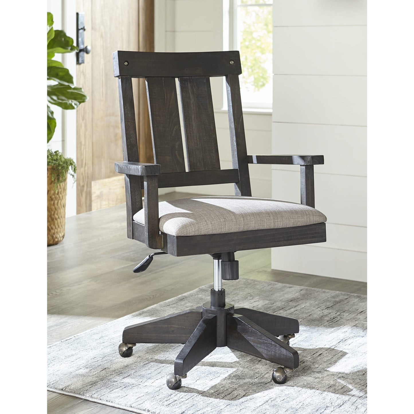 Modus Yosemite Solid Wood Arm Chair in Cafe