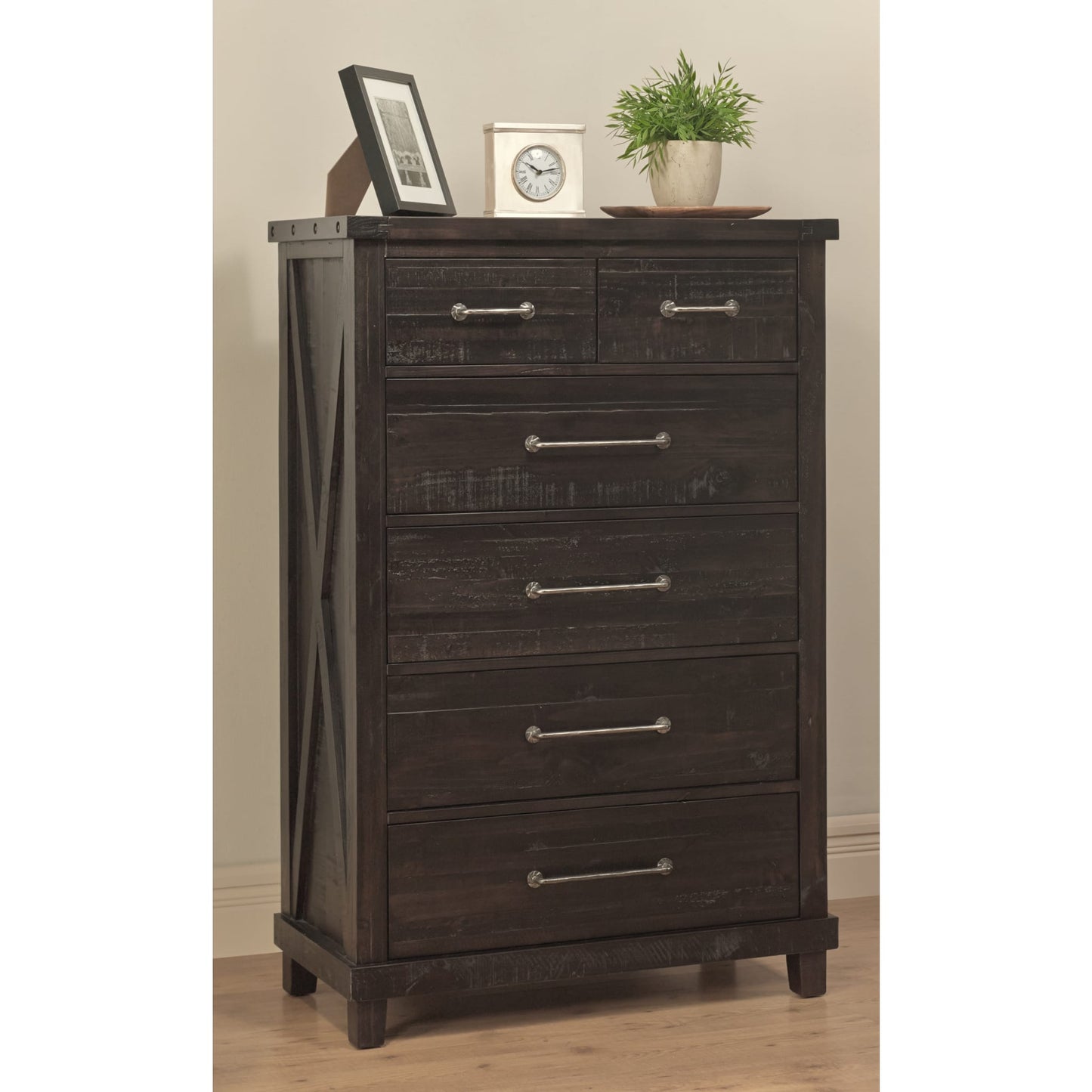 Modus Modus Modus Yosemite Solid Wood Chest in Cafe