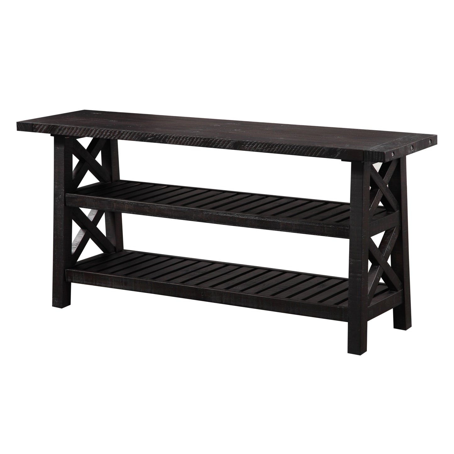 Modus Yosemite Solid Wood Console Table in Cafe