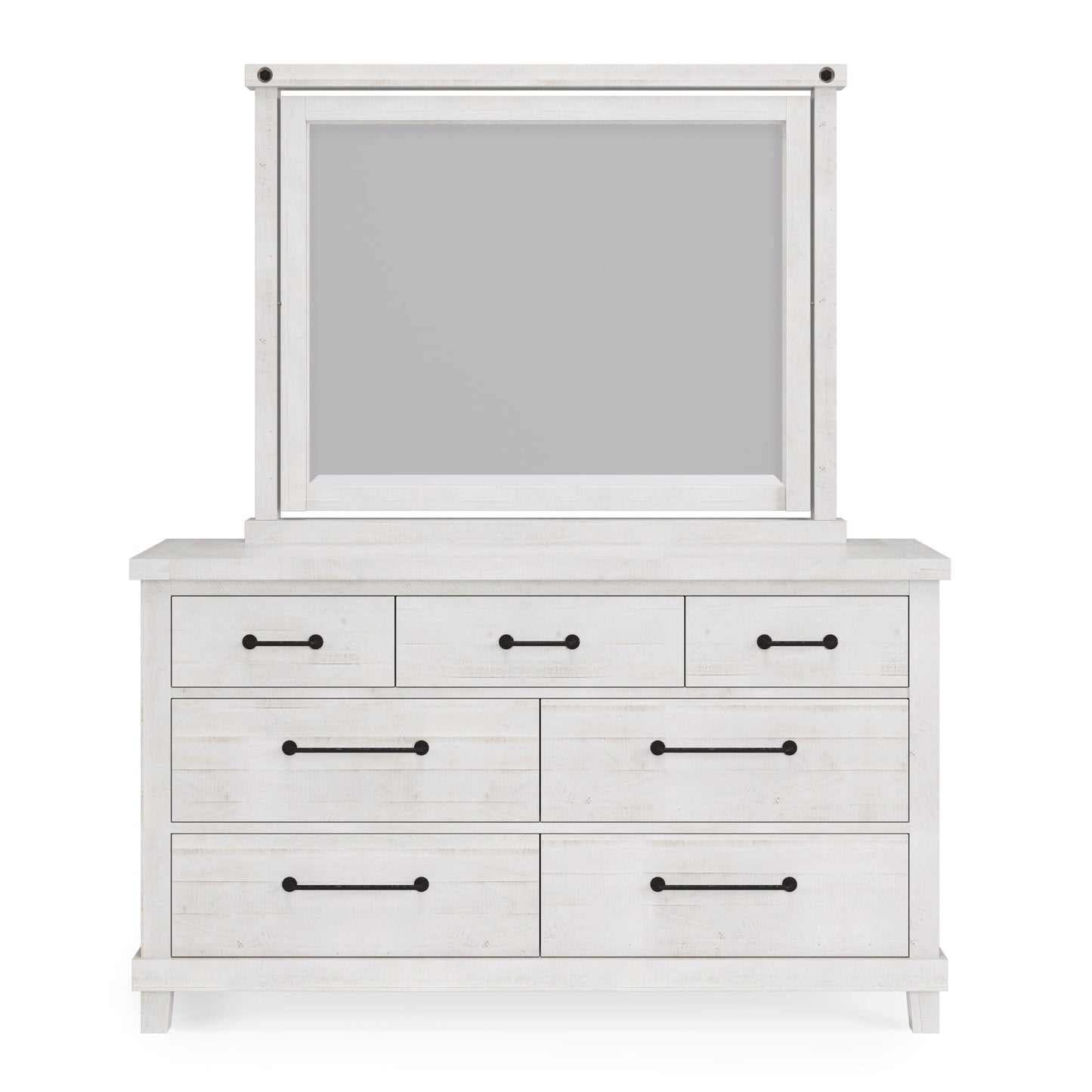 Modus Yosemite Solid Wood Dresser in Rustic White