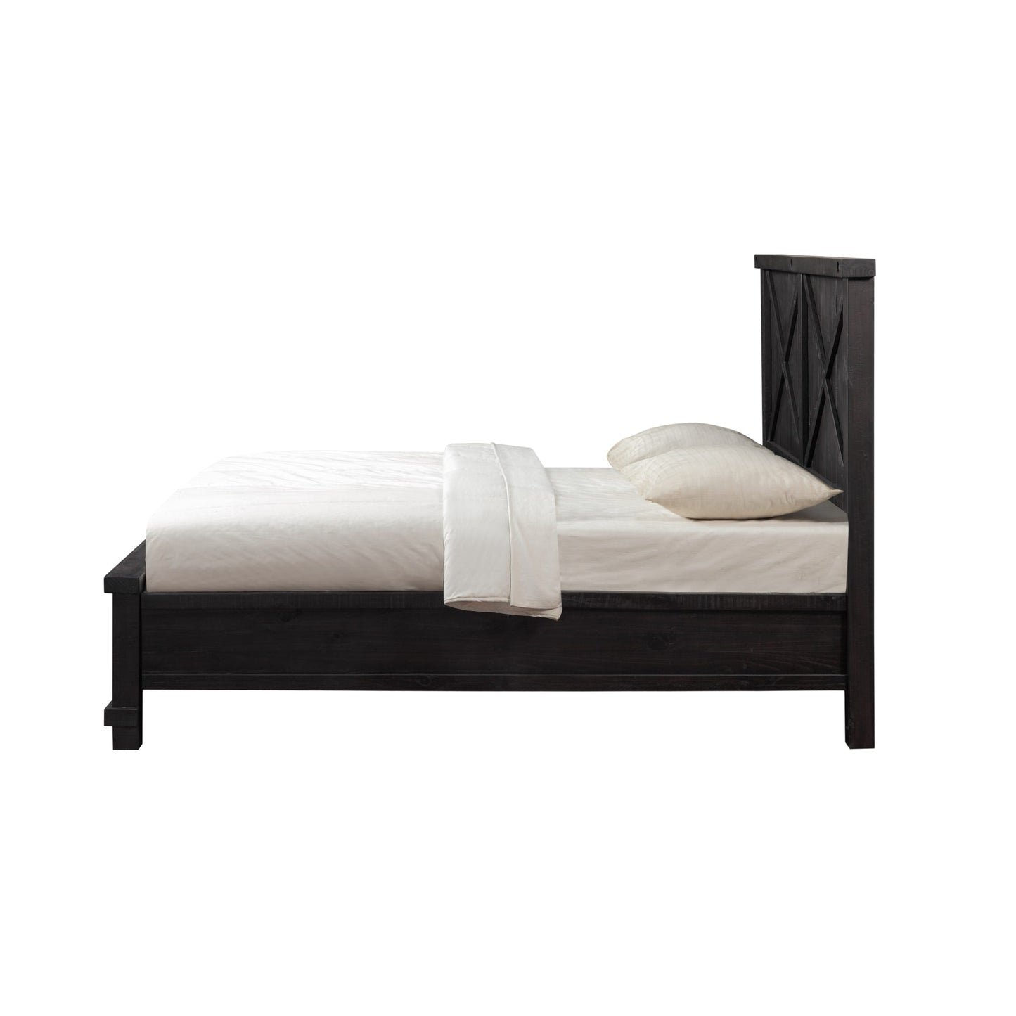 Modus Yosemite Solid Wood Footboard Storage Bed in Cafe