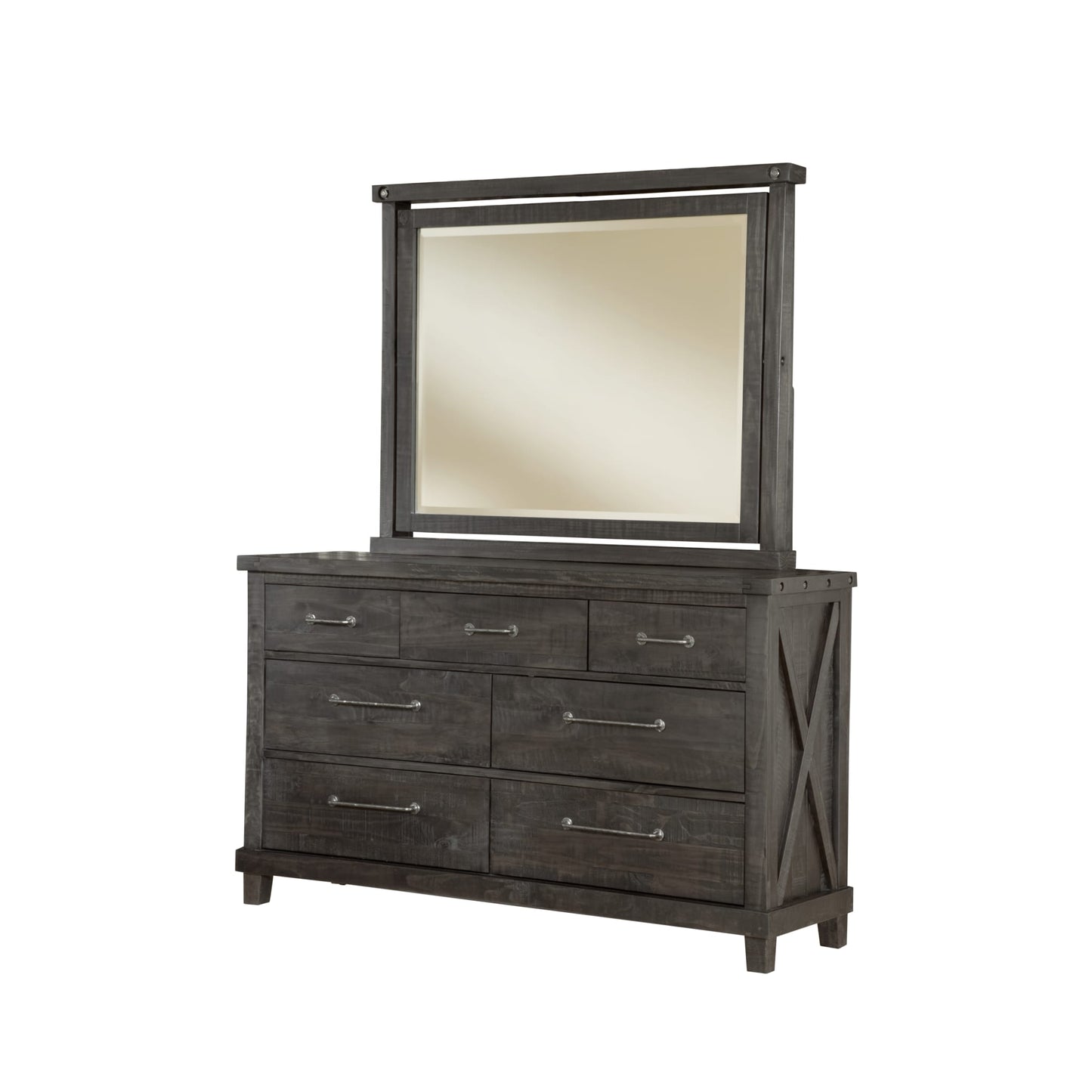 Modus Yosemite Solid Wood Mirror in Cafe