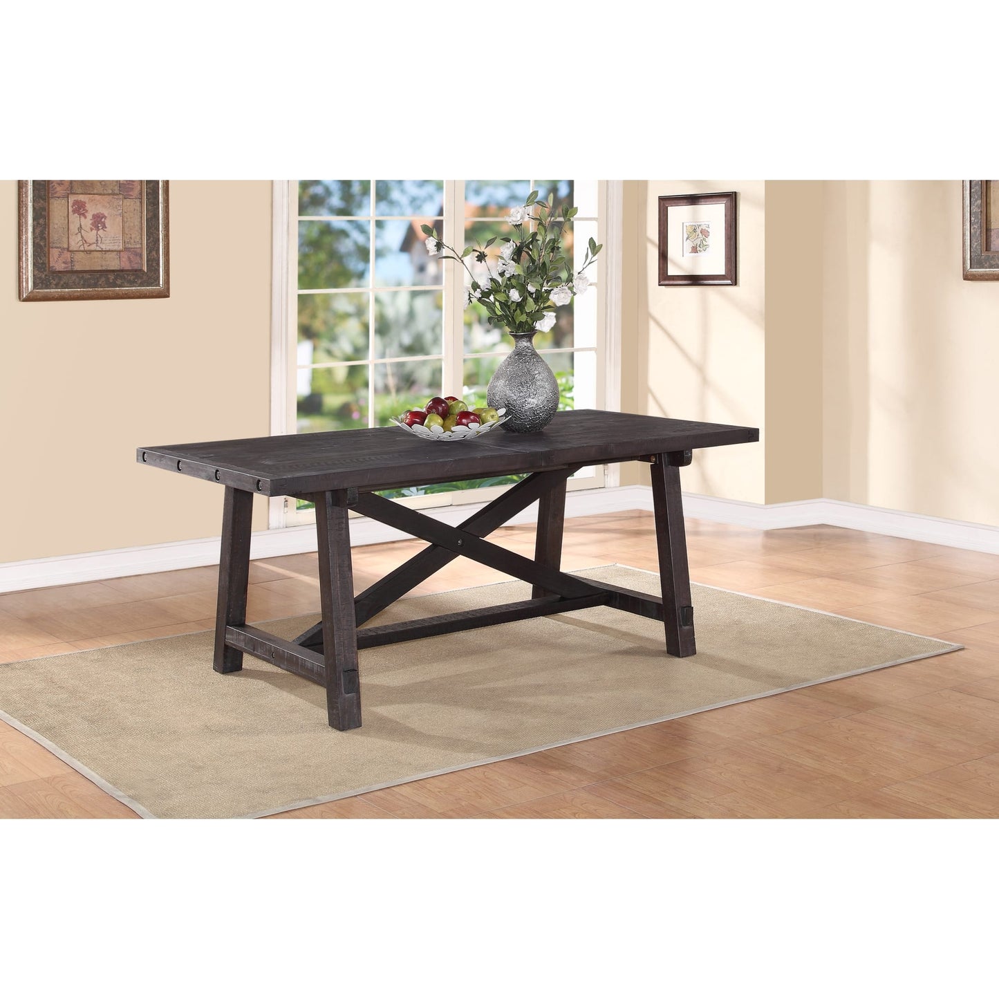 Modus Yosemite Solid Wood Rectangular Extension Table