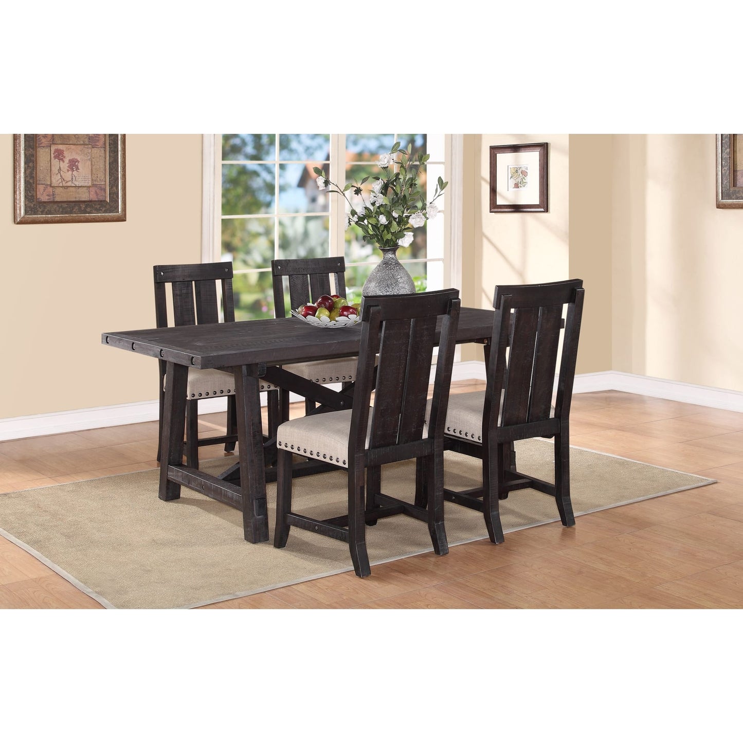 Modus Yosemite Solid Wood Rectangular Extension Table