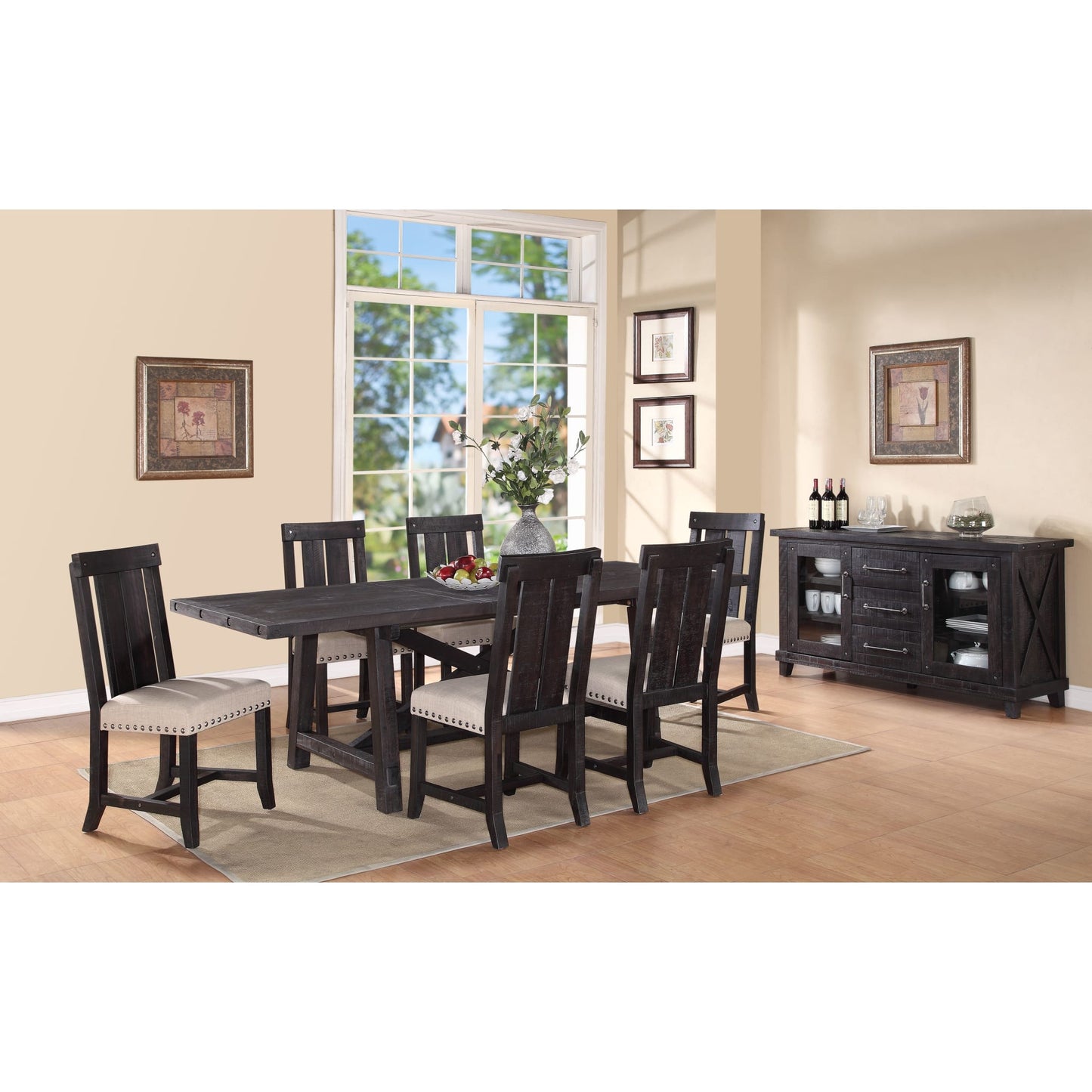 Modus Yosemite Solid Wood Rectangular Extension Table
