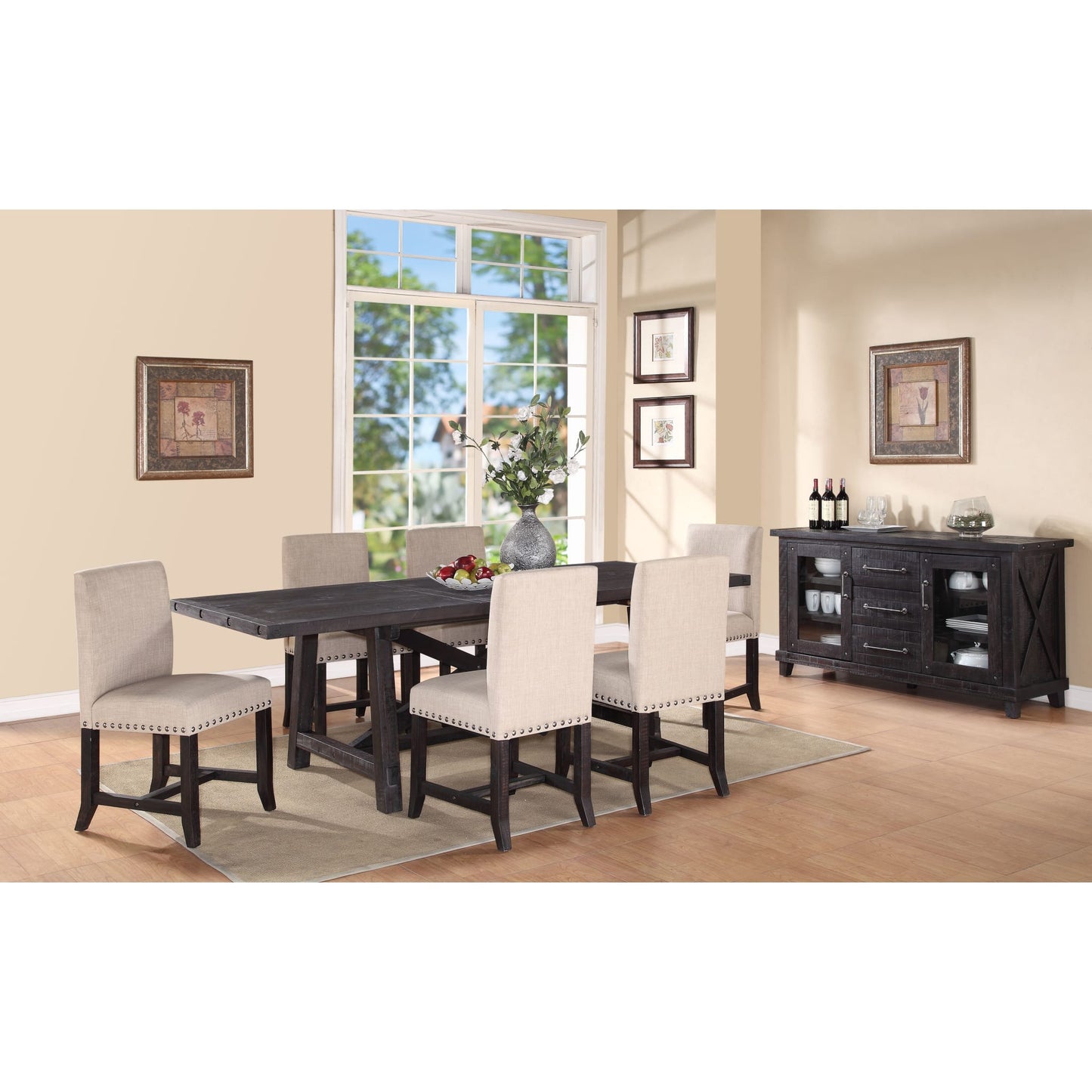 Modus Yosemite Solid Wood Rectangular Extension Table