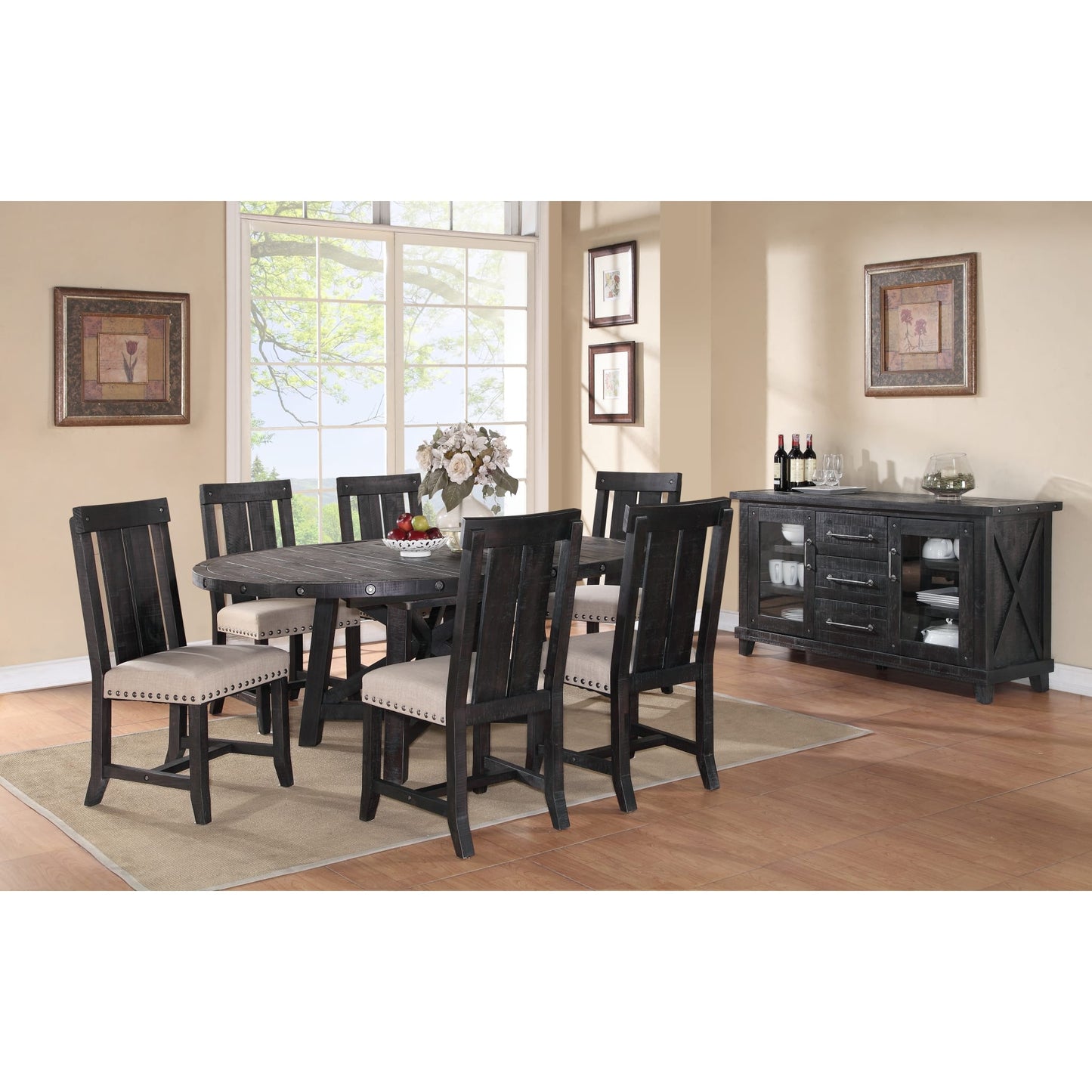Modus Yosemite Solid Wood Round Extension Table