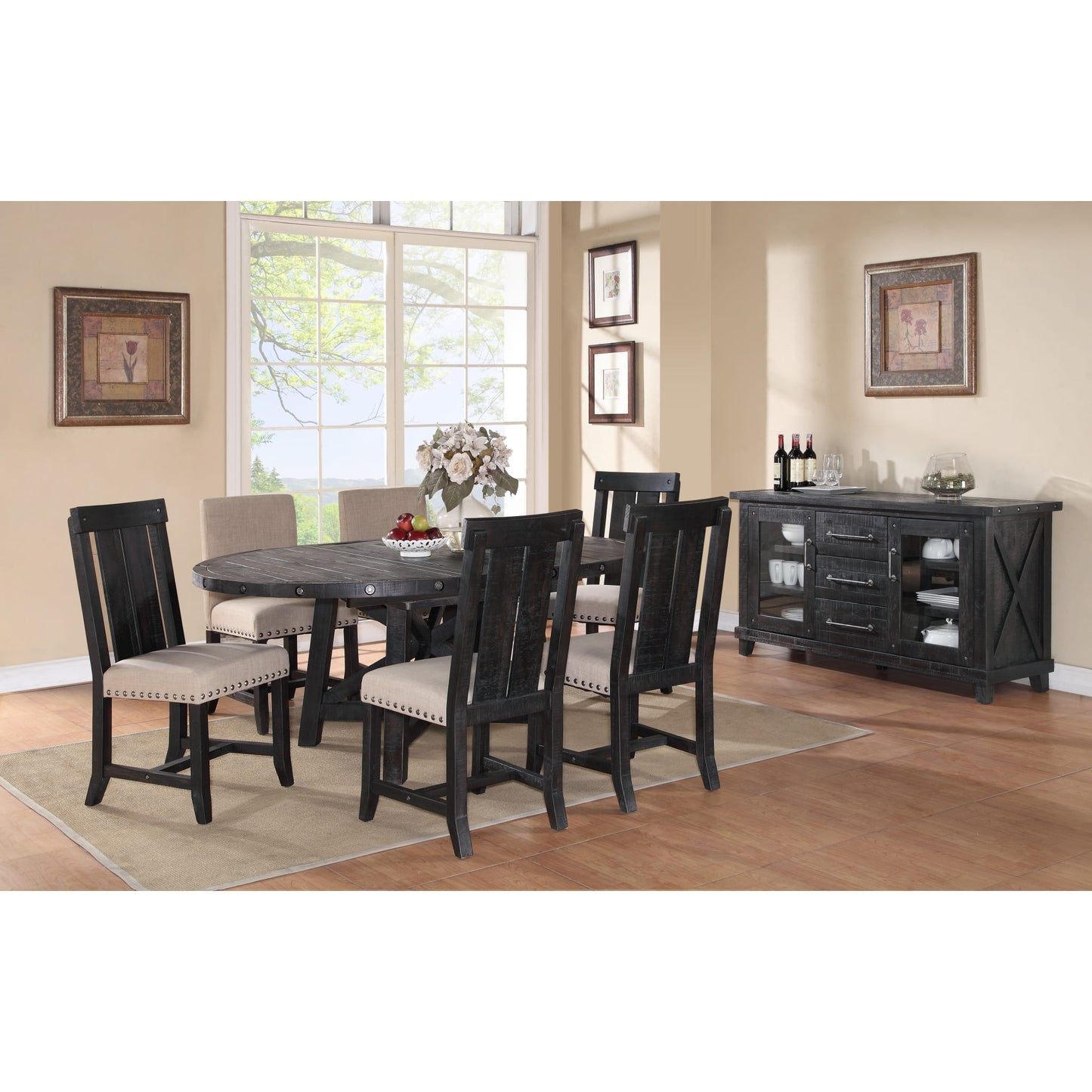 Modus Yosemite Solid Wood Round Extension Table