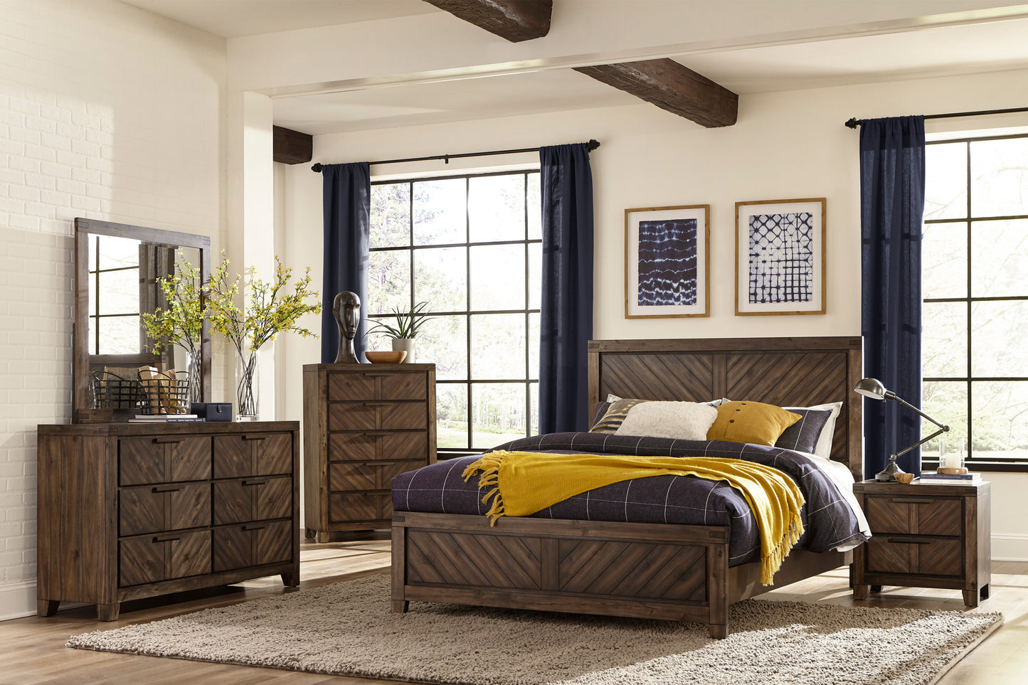 Homelegance Nightstand Parnell Espresso Finish Elegant Design 1648-4