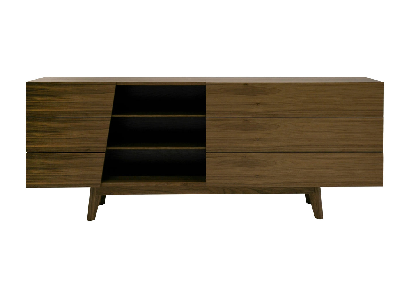 Modrest Abelard Mid-century Walnut Dresser