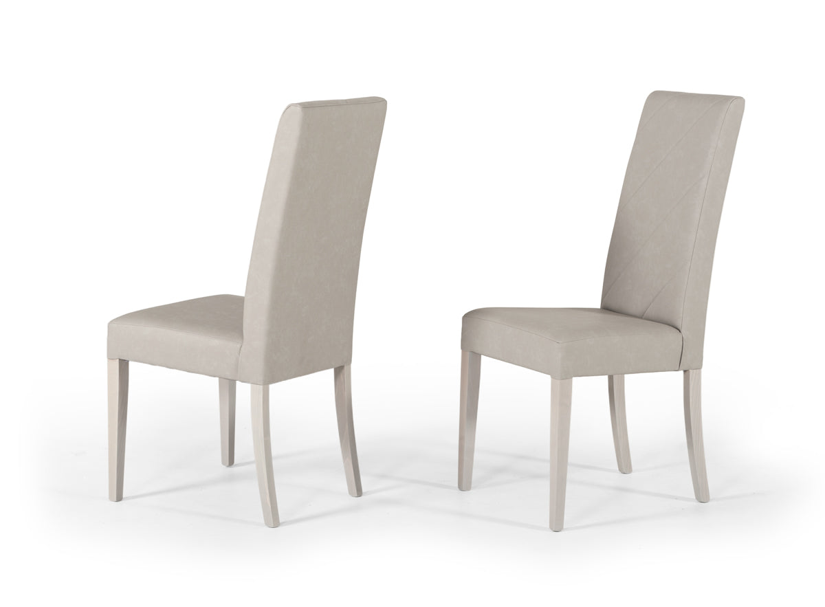 Nova Domus Alexa Italian Modern Grey Dining Chair