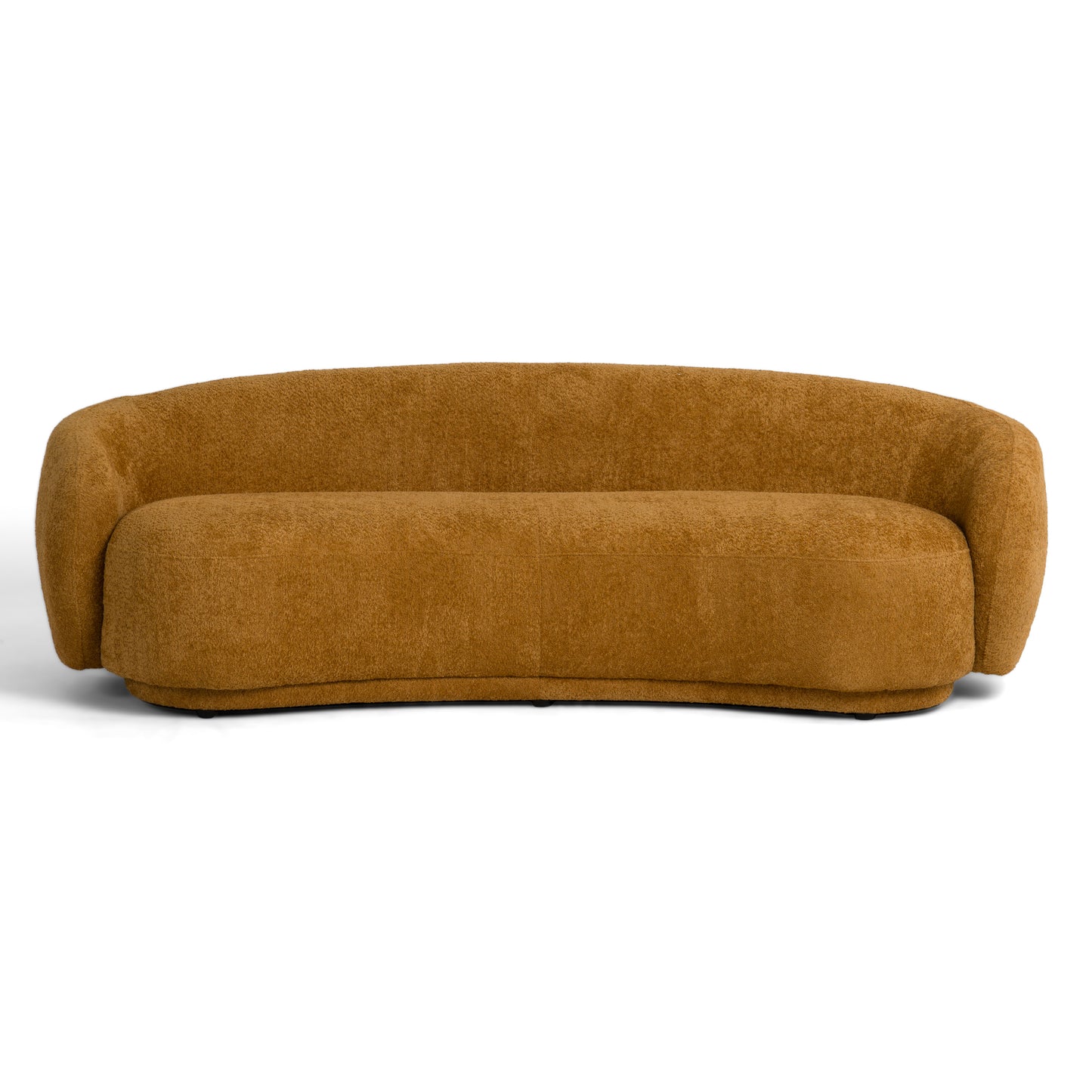 Divani Casa Andrew Modern Orange Fabric Sofa