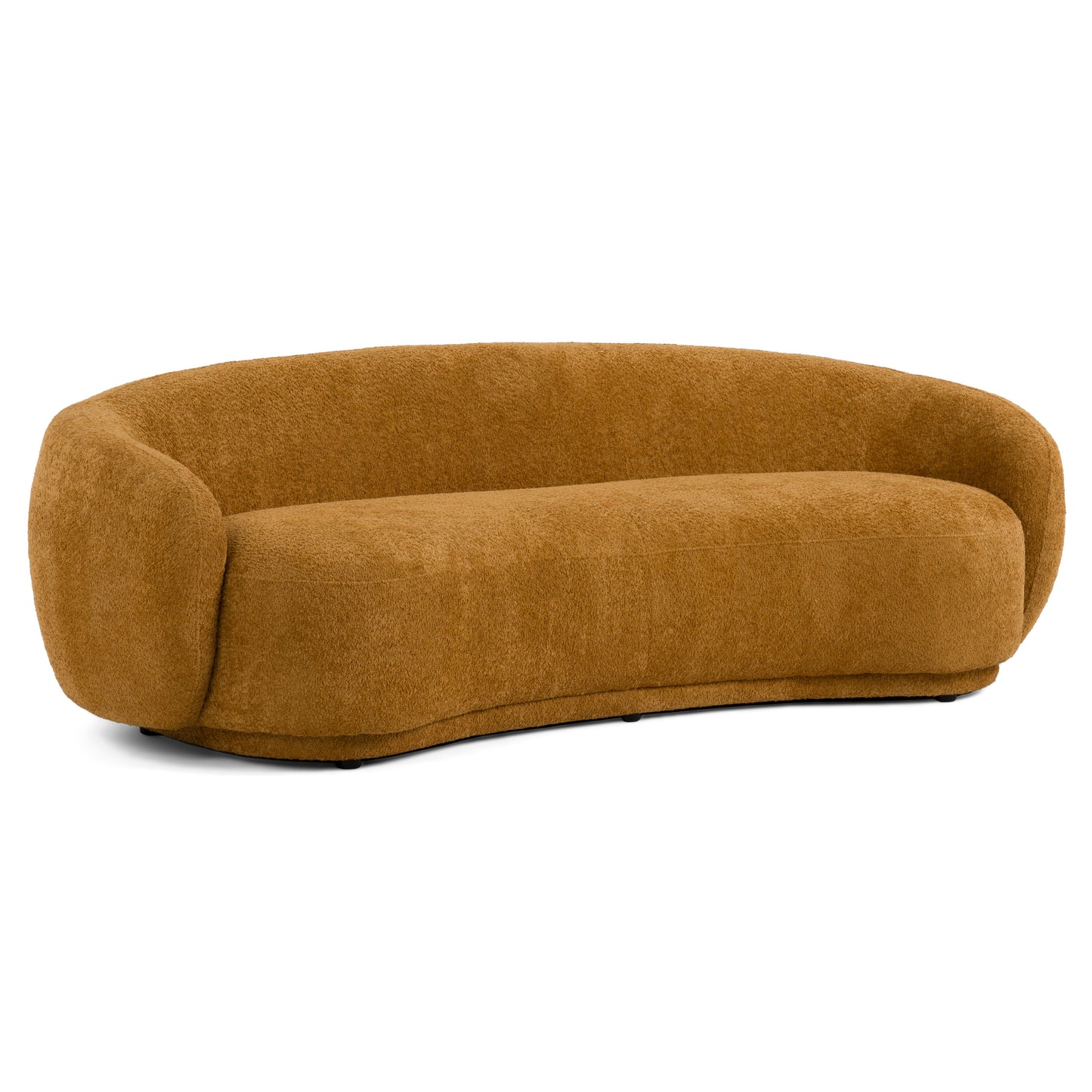 Divani Casa Andrew Modern Orange Fabric Sofa