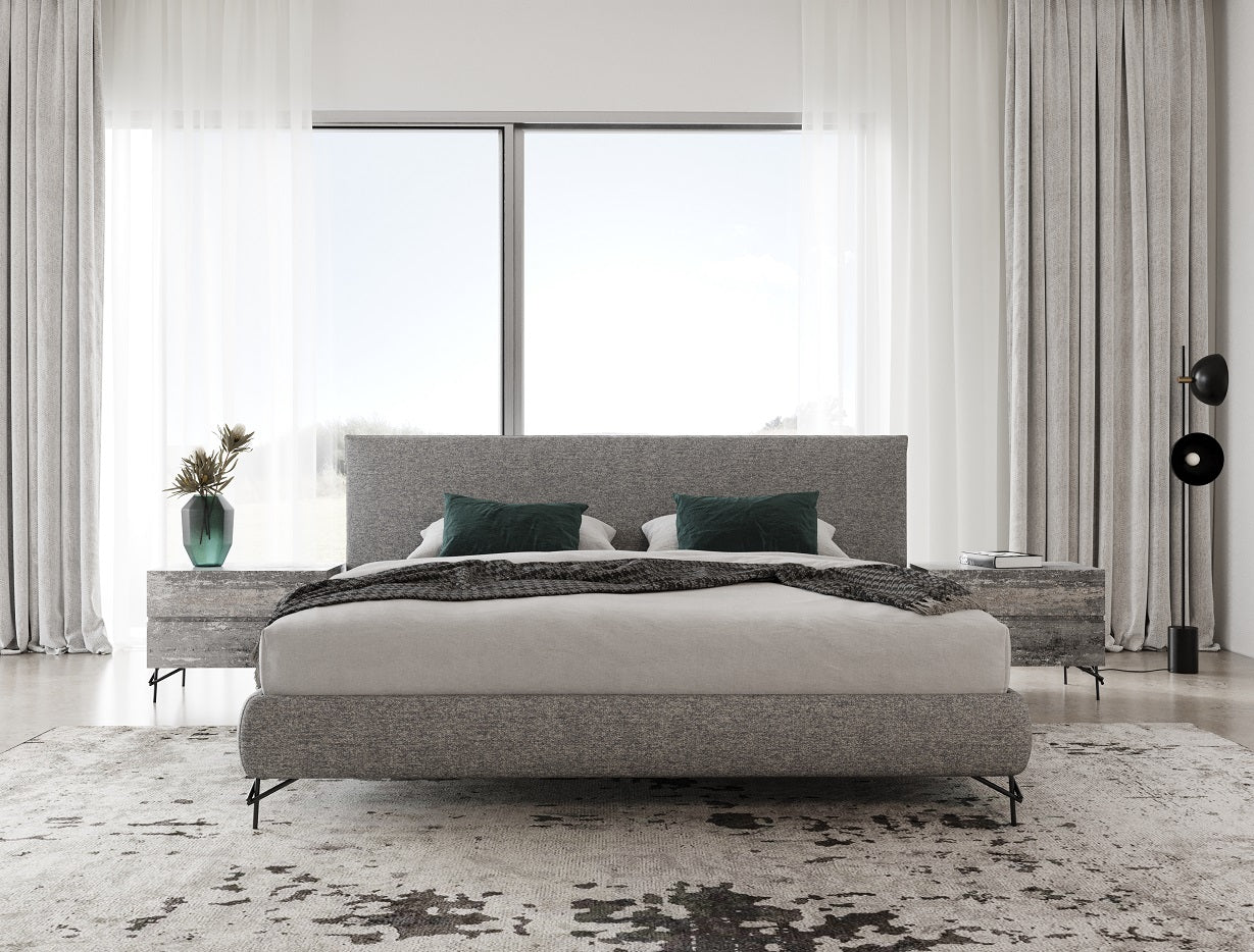 Nova Domus Aria Italian Modern Multi Grey EK Bedroom Set