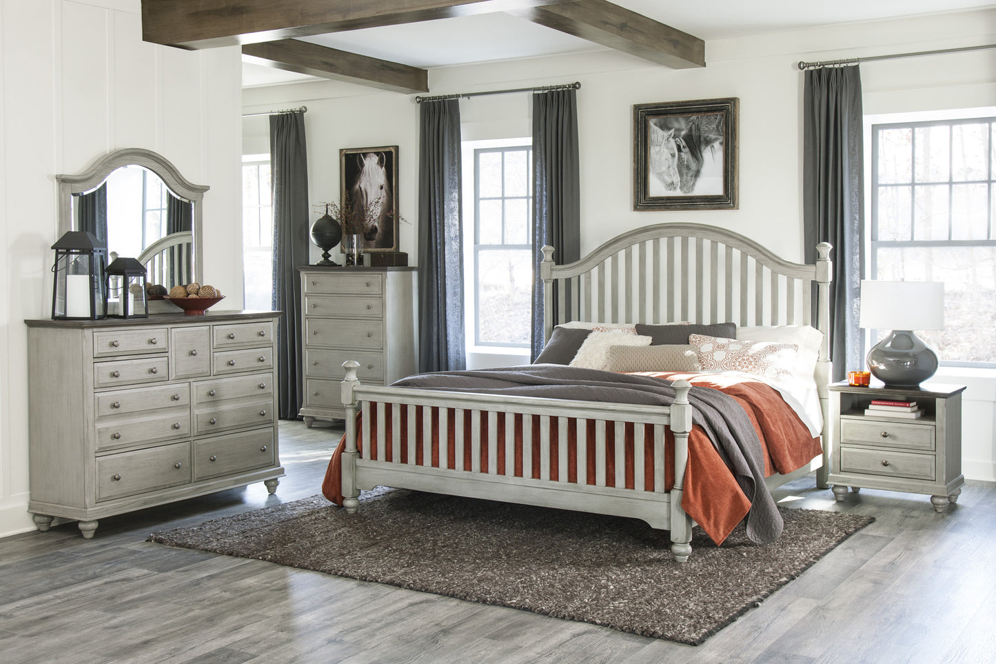 Homelegance Chest Light Gray Mossbrook Finish 1568-9