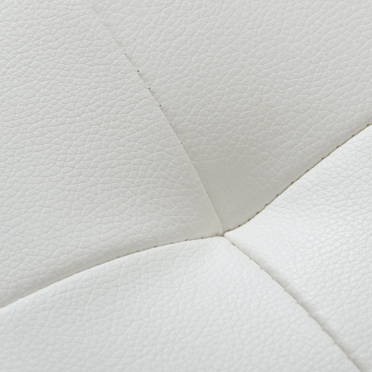 Click Modern White Leatherette Dining Chair