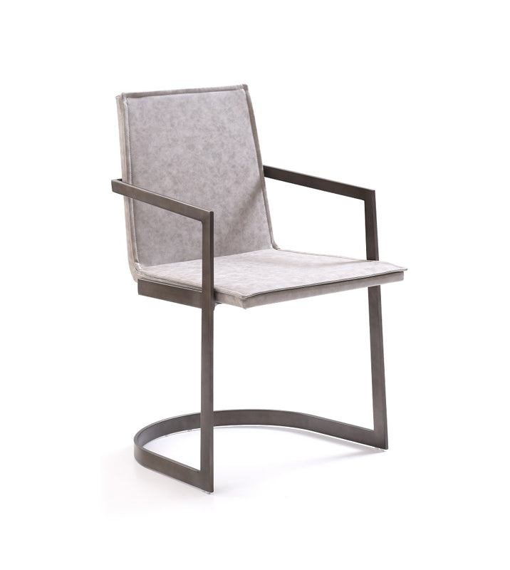 Jago Modern White Wash Grey Dining Chair