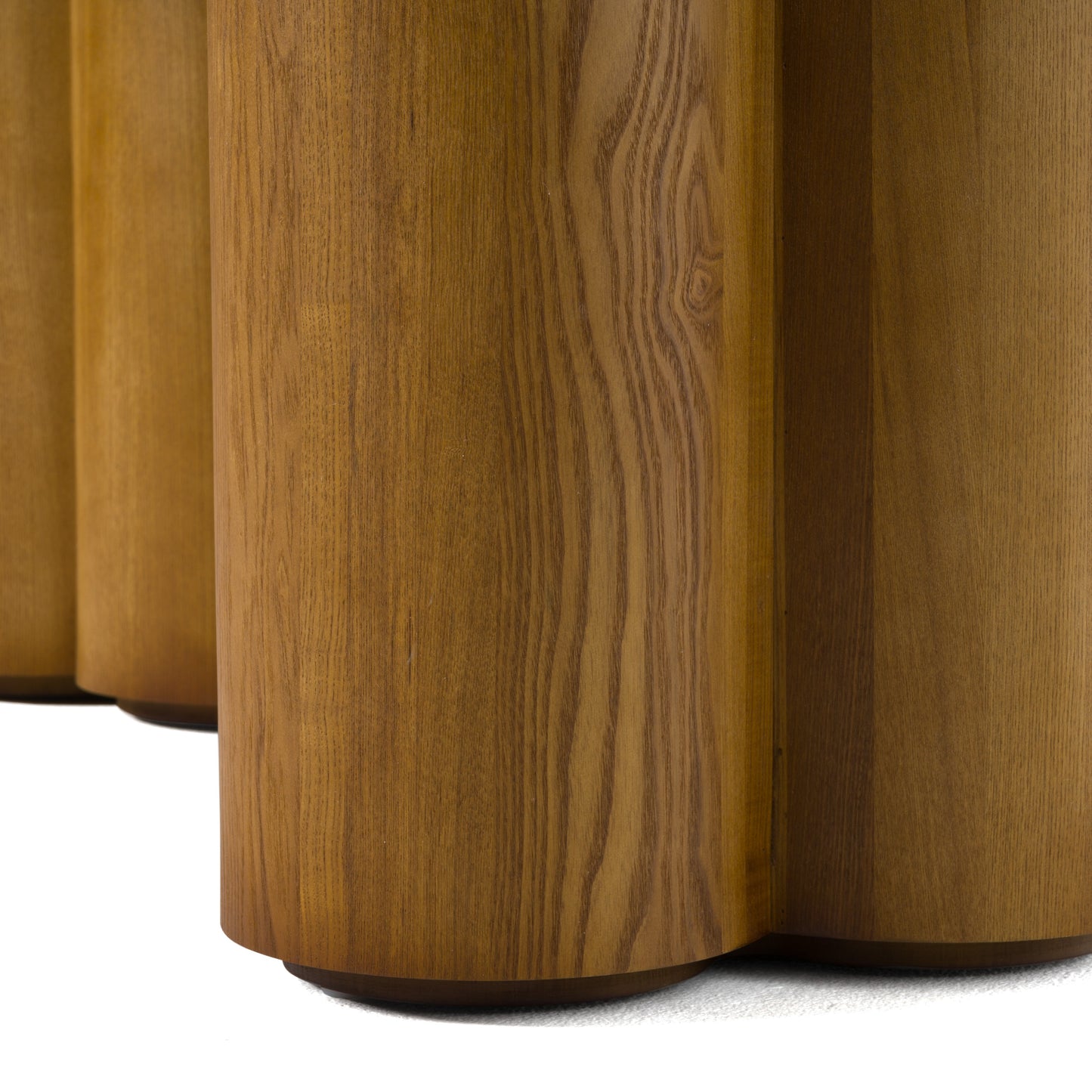 Modrest Bateman Modern Faux Concrete Walnut Dining Table