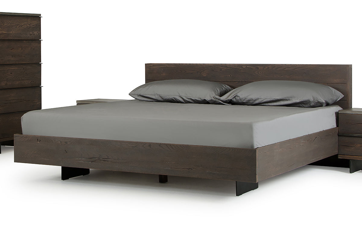 Modrest Selma Modern Dark Aged Oak East King Bed