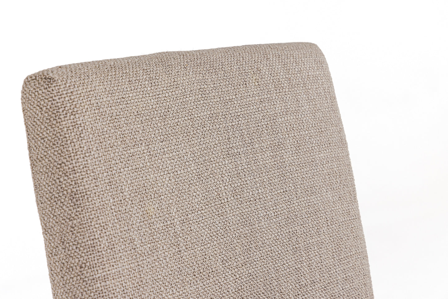 Modrest Beasley Modern Beige Linen Brass Counter Chair