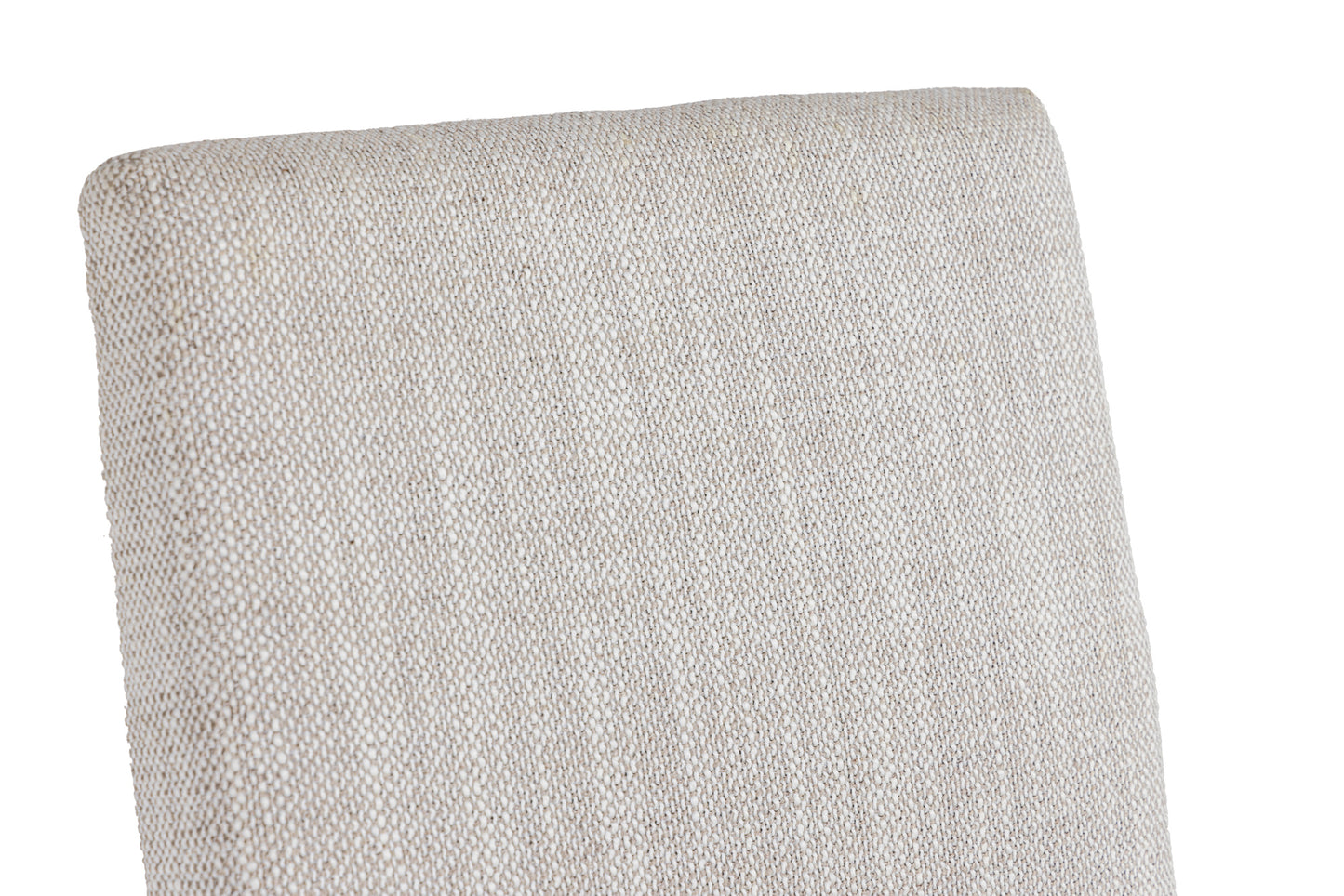 Modrest Beasley Modern Off-White Linen Brass Counter Chair