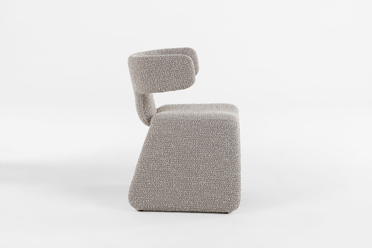 Modrest Bergman Modern Off-White Fabric Dining Chair