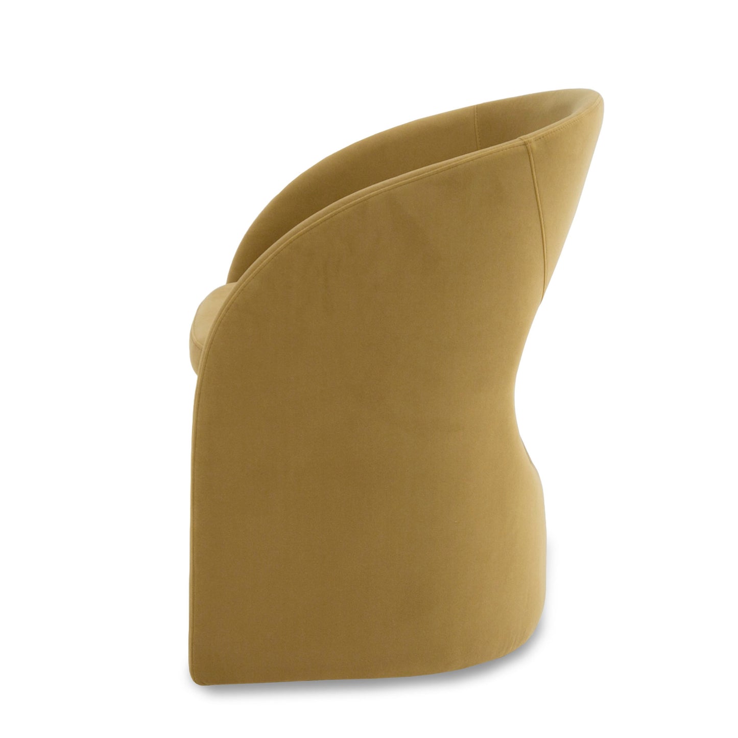 Modrest Brea Modern Tan Fabric Dining Chair