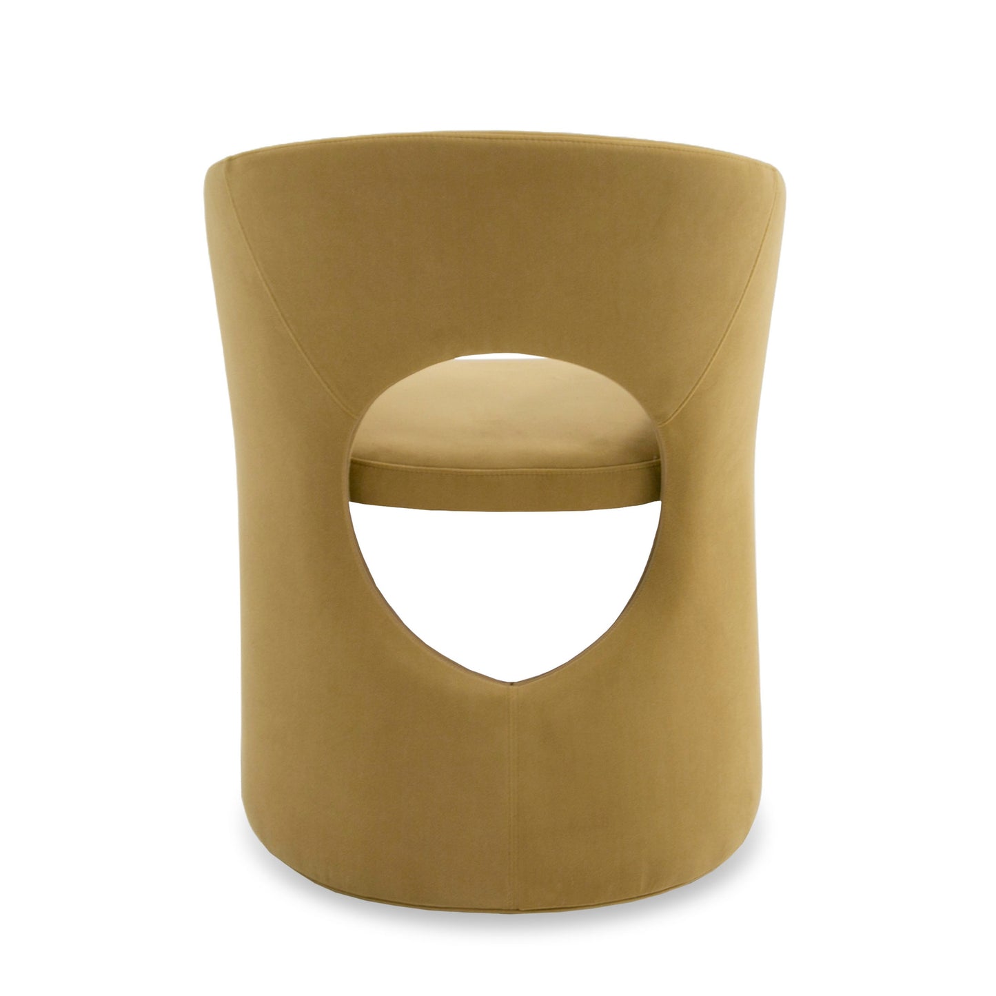Modrest Brea Modern Tan Fabric Dining Chair