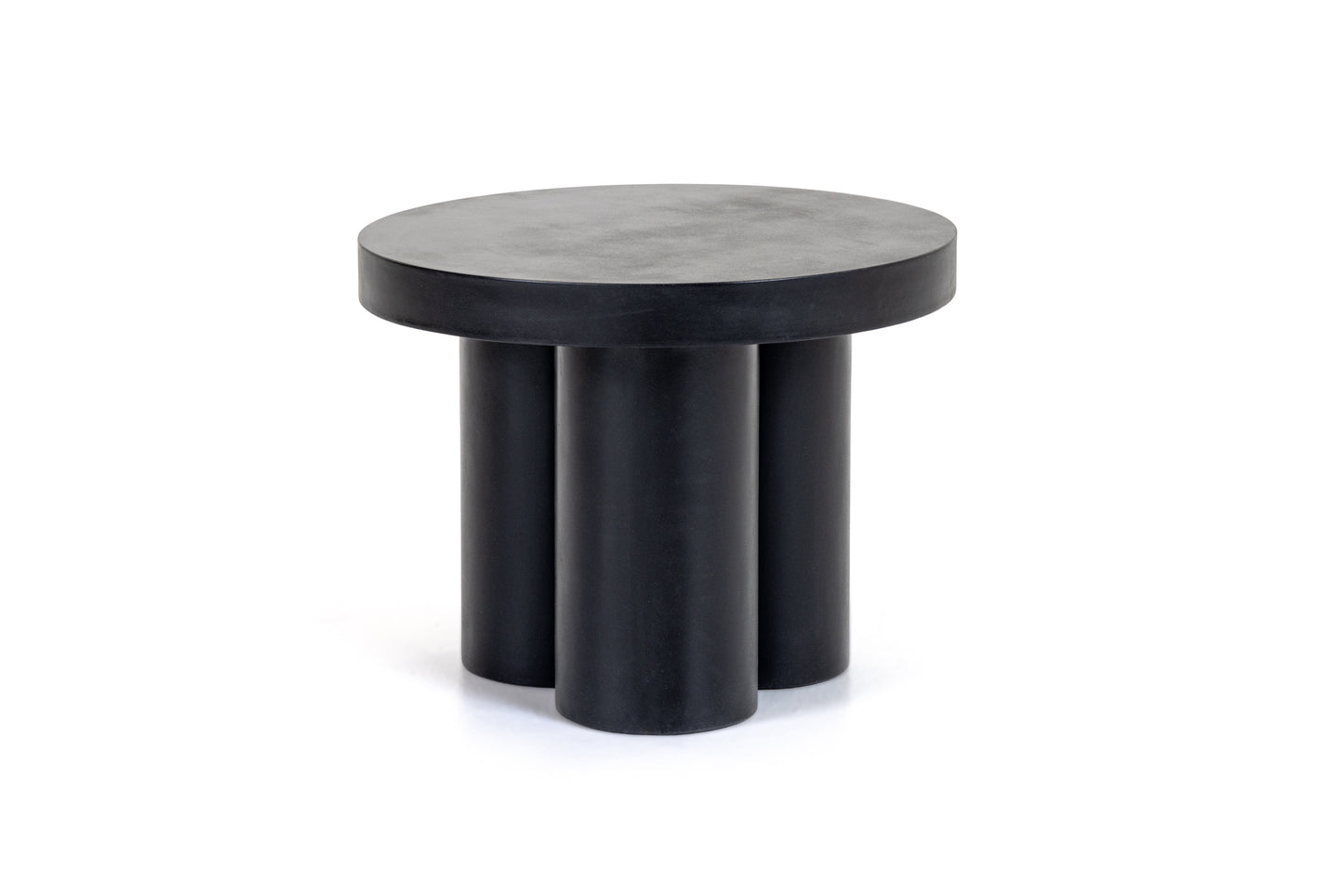 Modrest Bruni Modern Black Concrete End Table