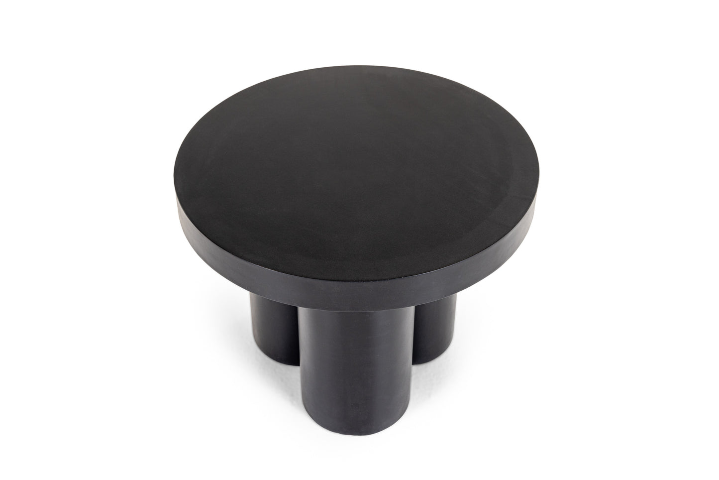 Modrest Bruni Modern Black Concrete End Table