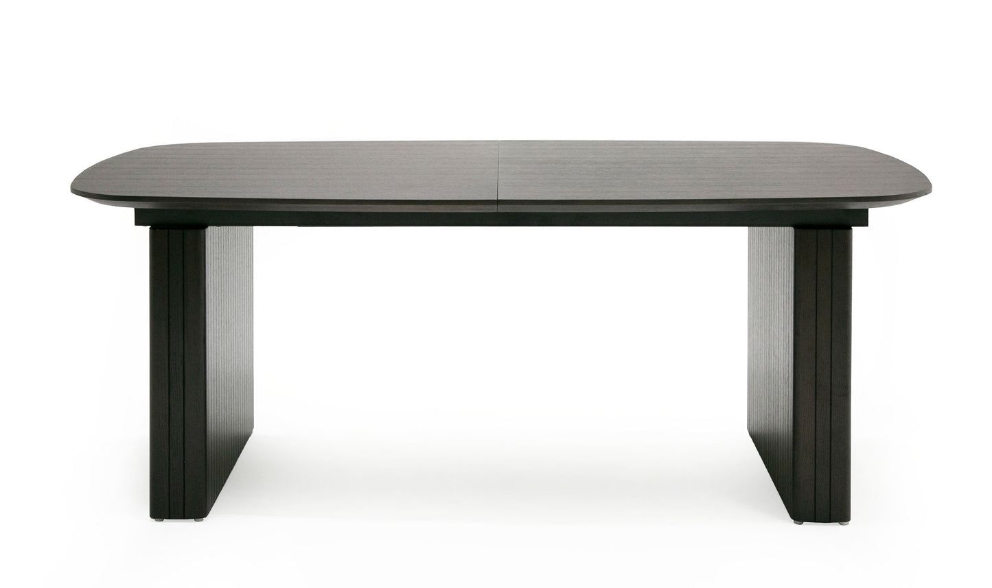 Modrest Calhoun Modern Smoked Oak Extendable Dining Table