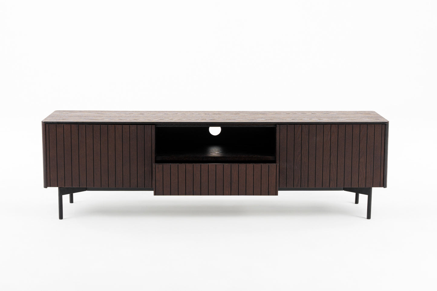 Modrest Calhoun Modern Smoked Ash TV Stand