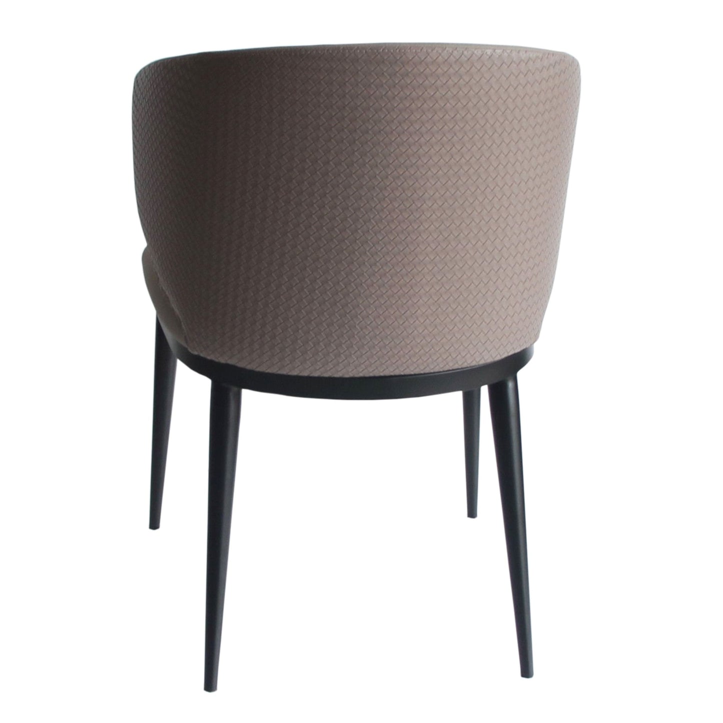 Modrest Caplan Modern Beige Leatherette Dining Armchair