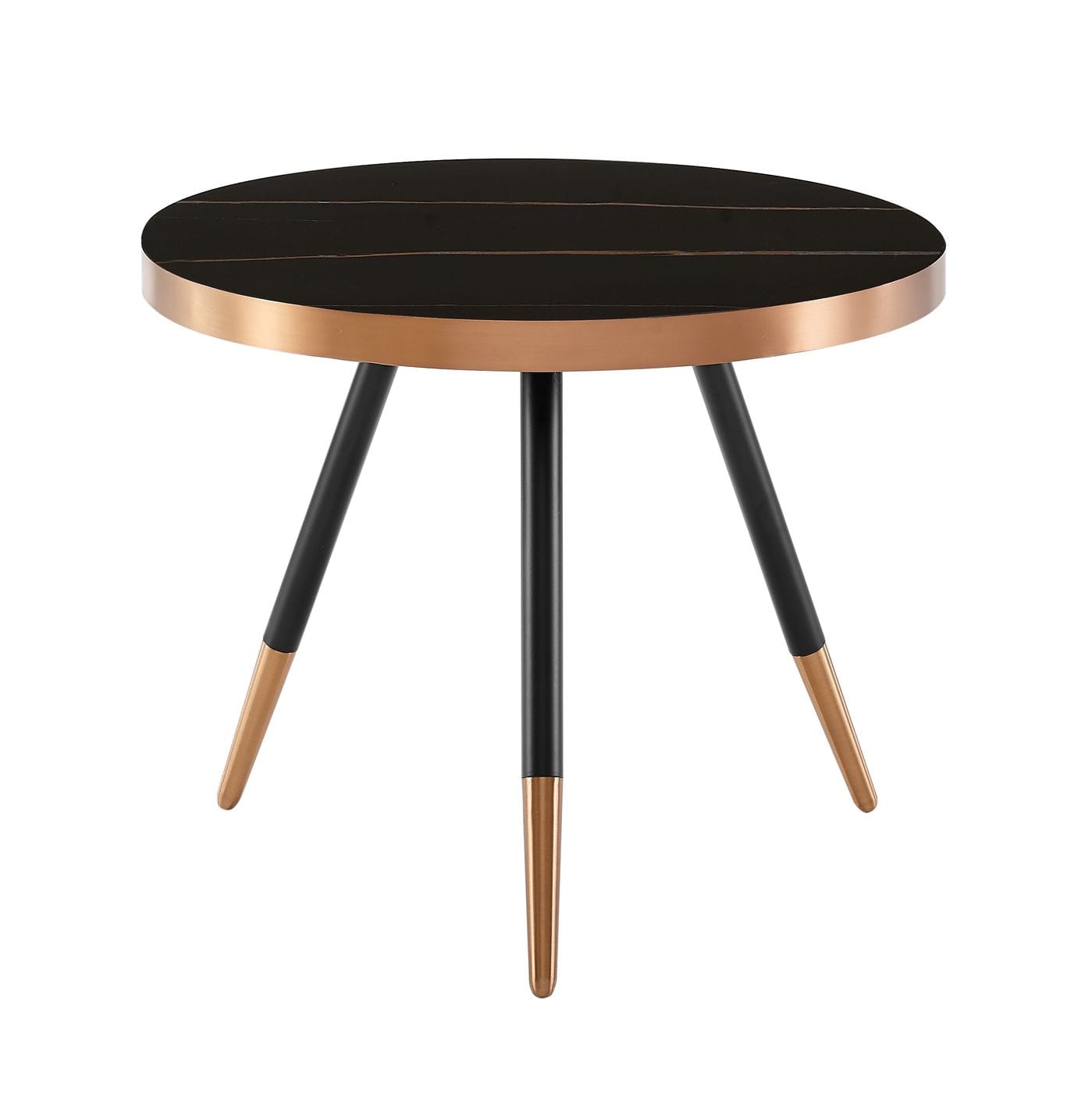 Modrest Cayson Modern Black Ceramic Small Coffee Table