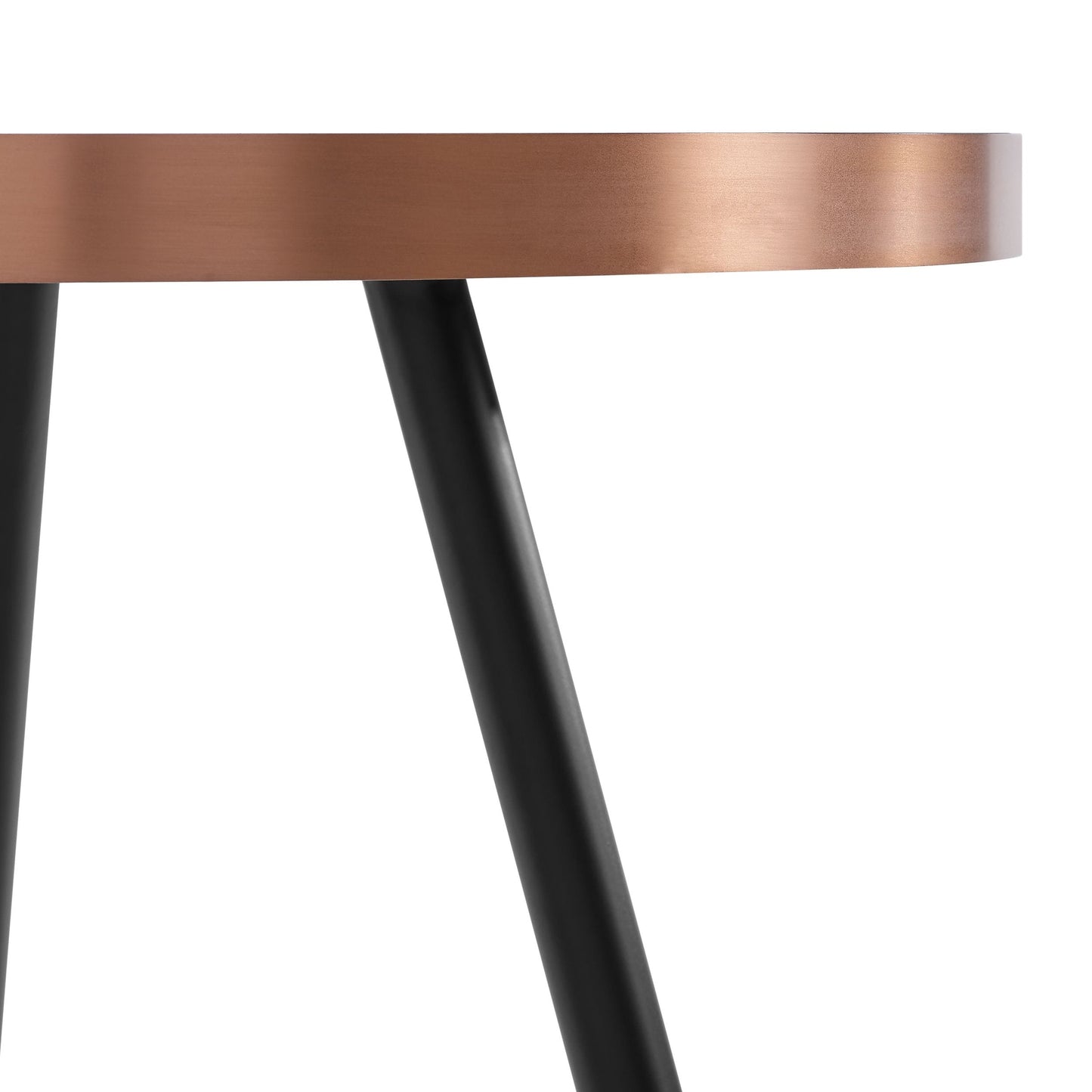 Modrest Cayson Modern Black Ceramic Small Coffee Table