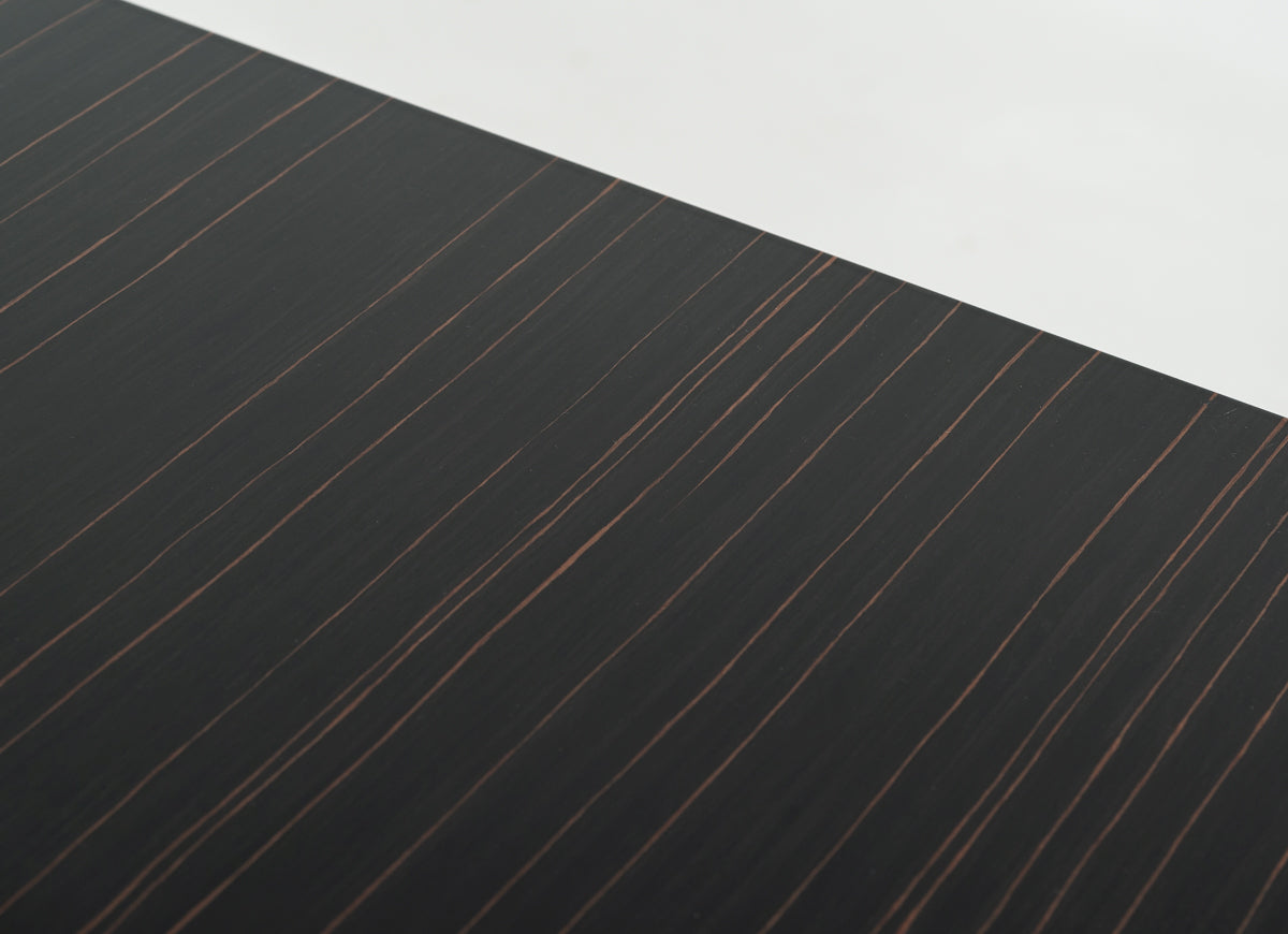 Modrest Chadwick Modern Ebony and Rosegold Dining Table