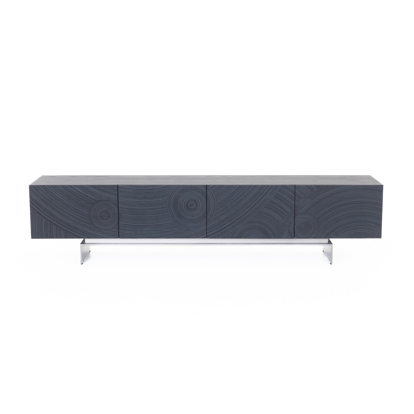 Lamod Cirque Modern Black Ash TV Stand
