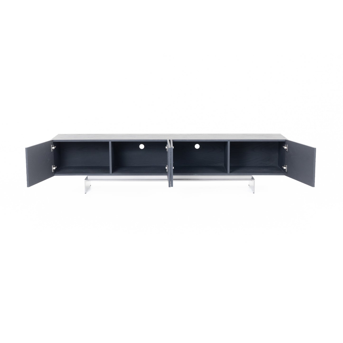 Lamod Cirque Modern Black Ash TV Stand