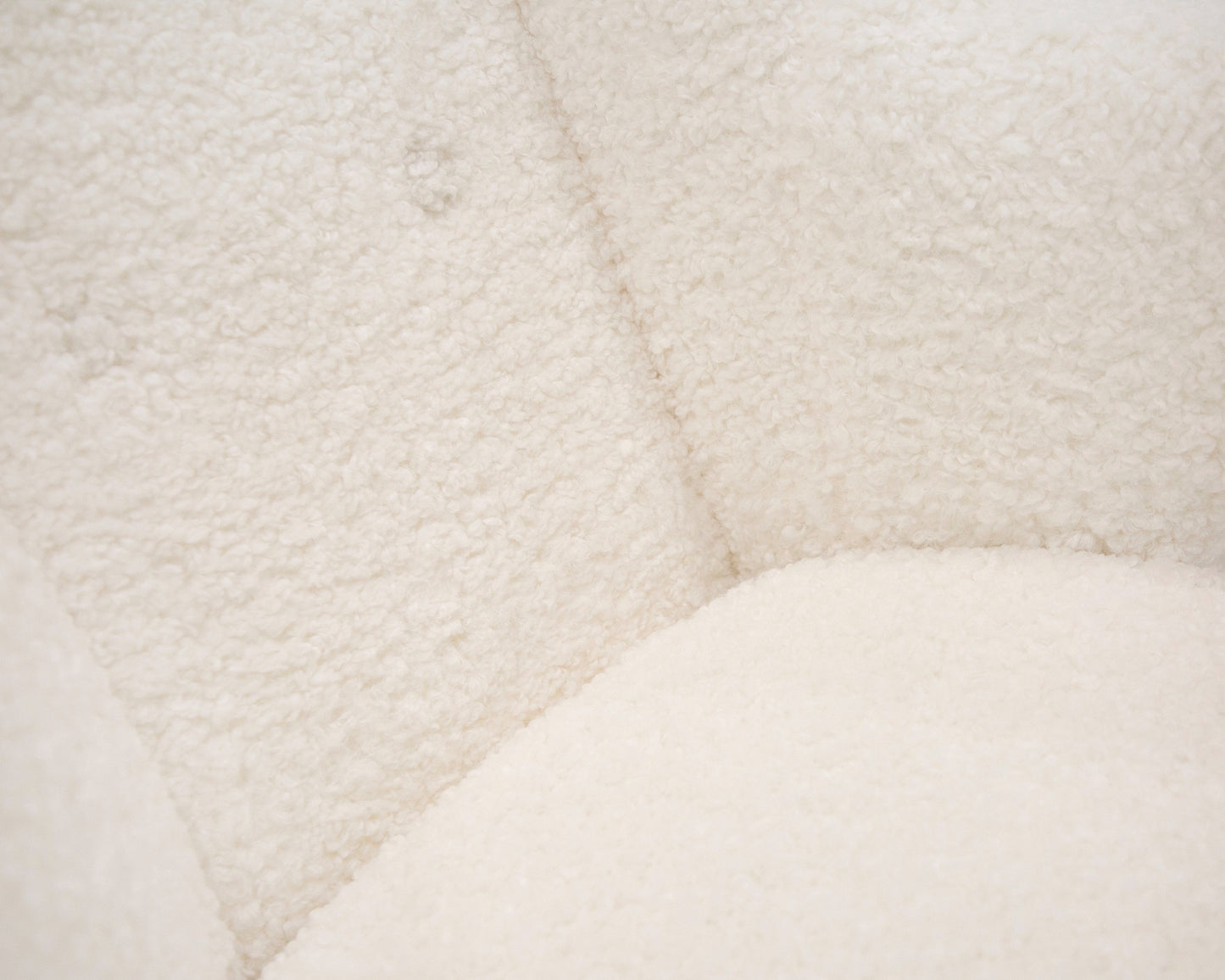 Modrest Colfax Modern White Sheep Rocking Chair