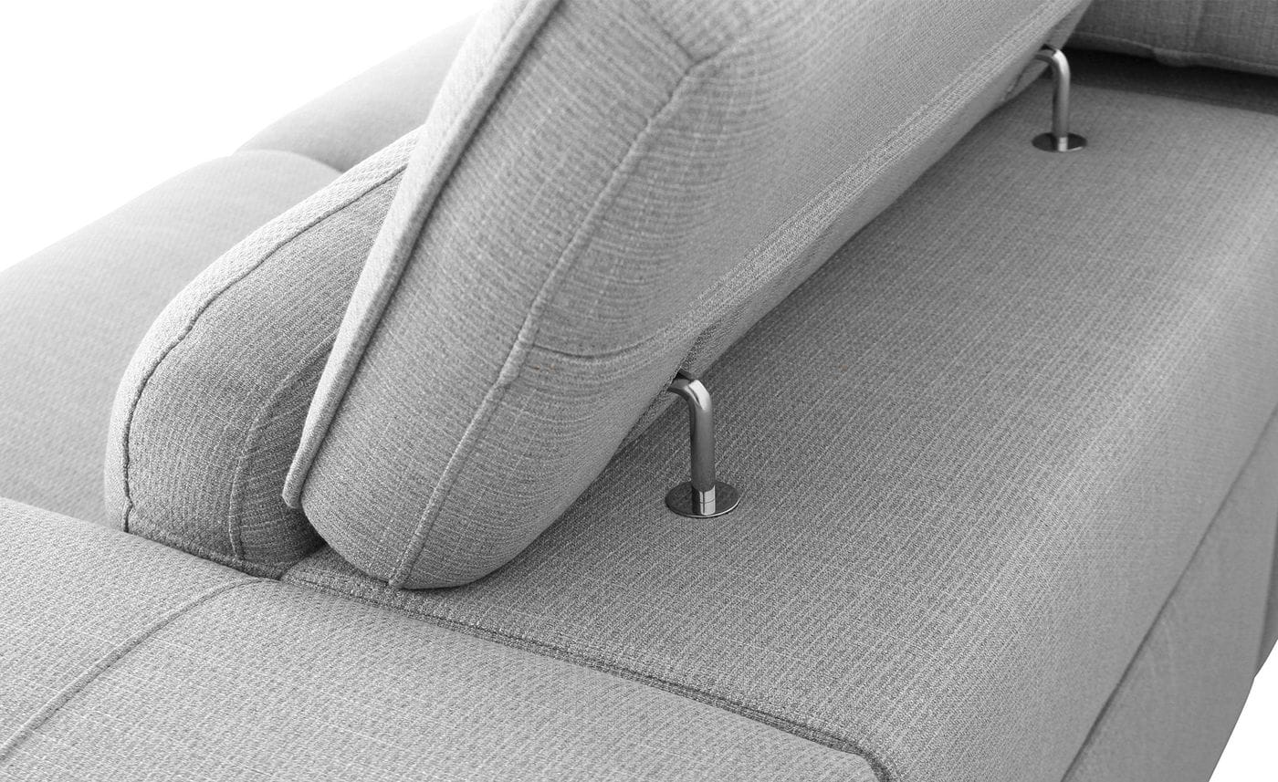 Divani Casa Cyprus Contemporary Grey Fabric Loveseat w/ Electric Recliners